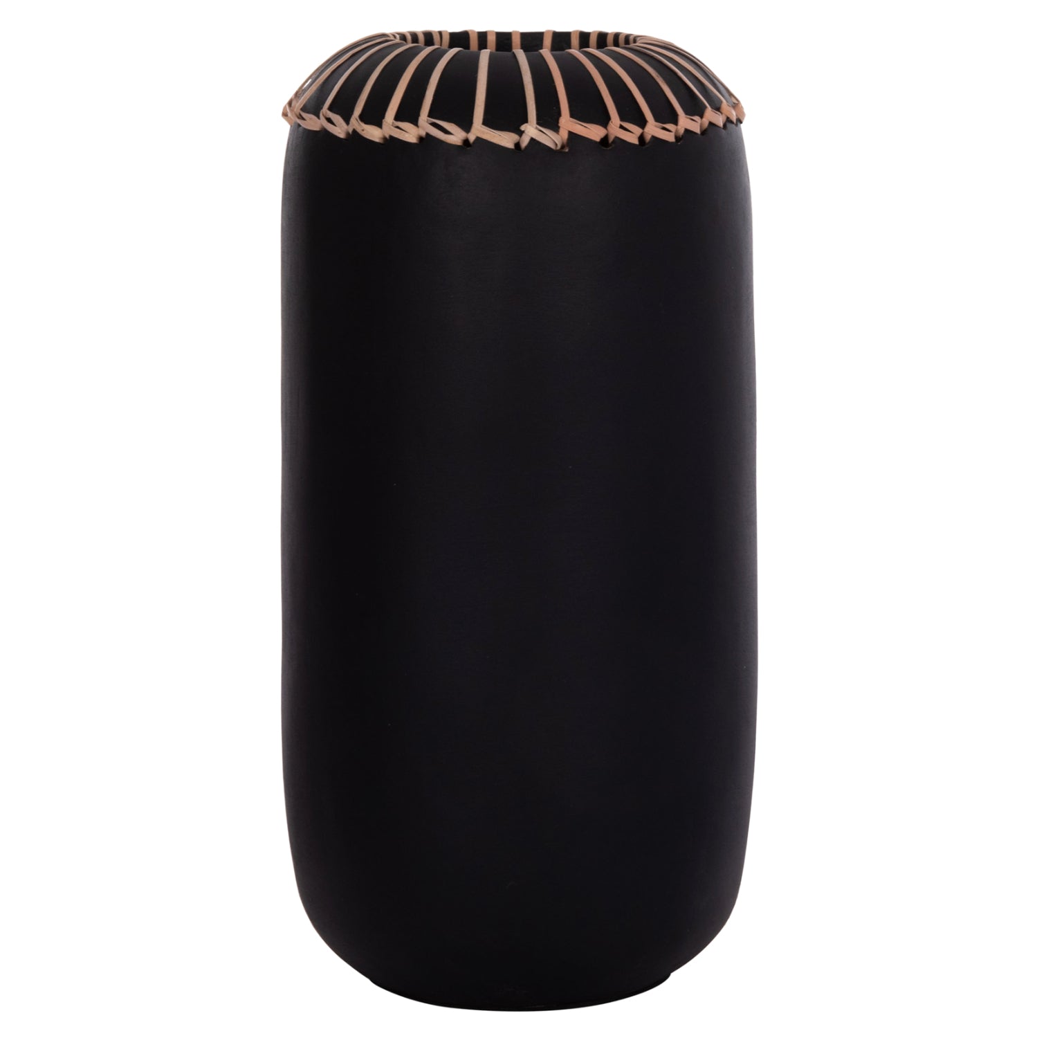 Декоративна ваза Lennox теракота в черно -- φ18x33hсм