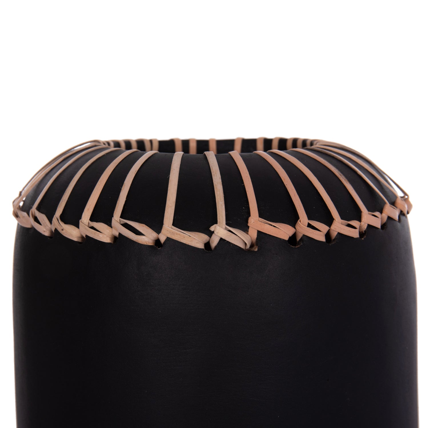 Декоративна ваза Lennox теракота в черно -- φ18x33hсм