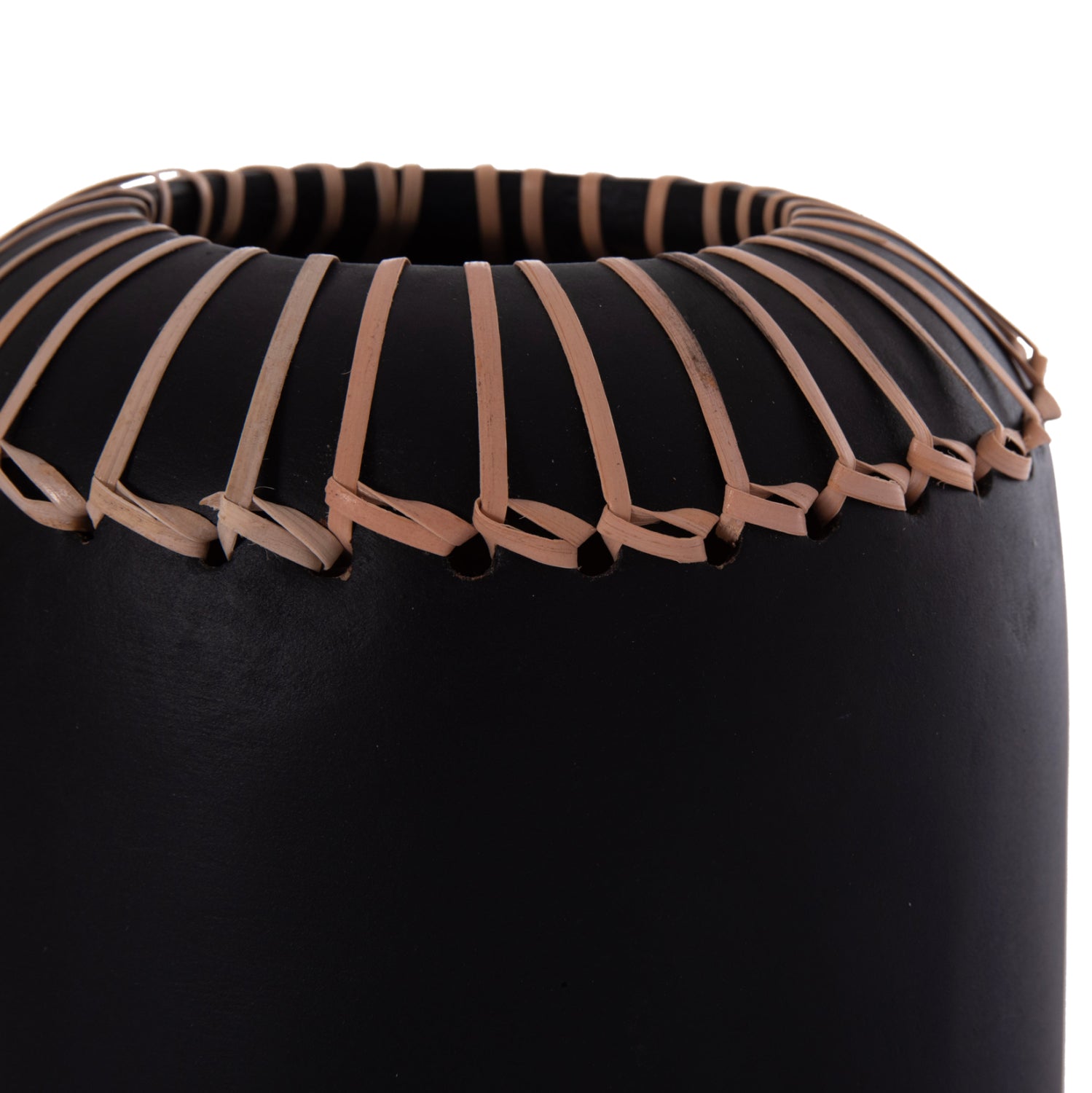 Декоративна ваза Lennox теракота в черно -- φ18x33hсм