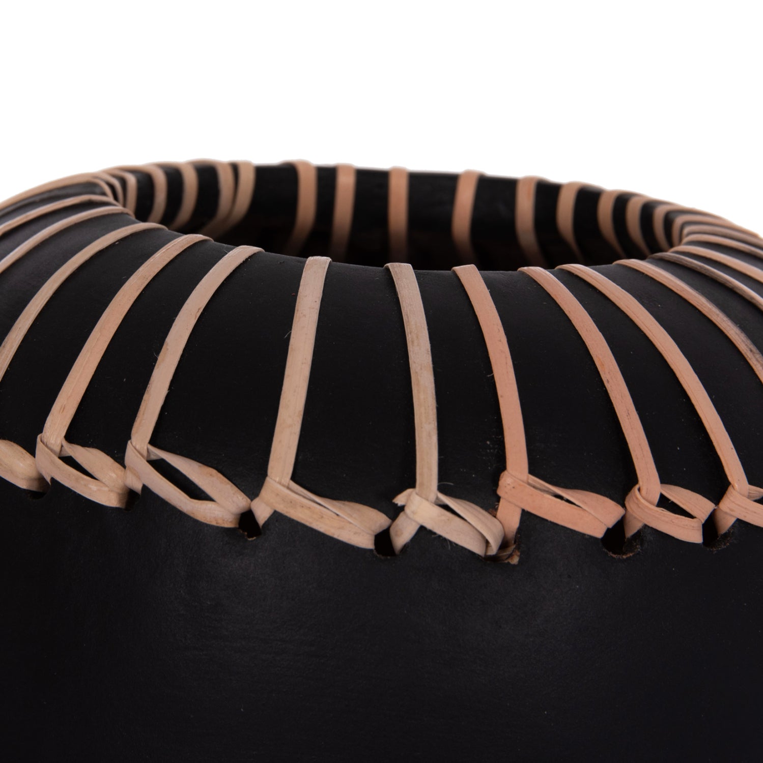 Декоративна ваза Lennox теракота в черно -- φ18x33hсм