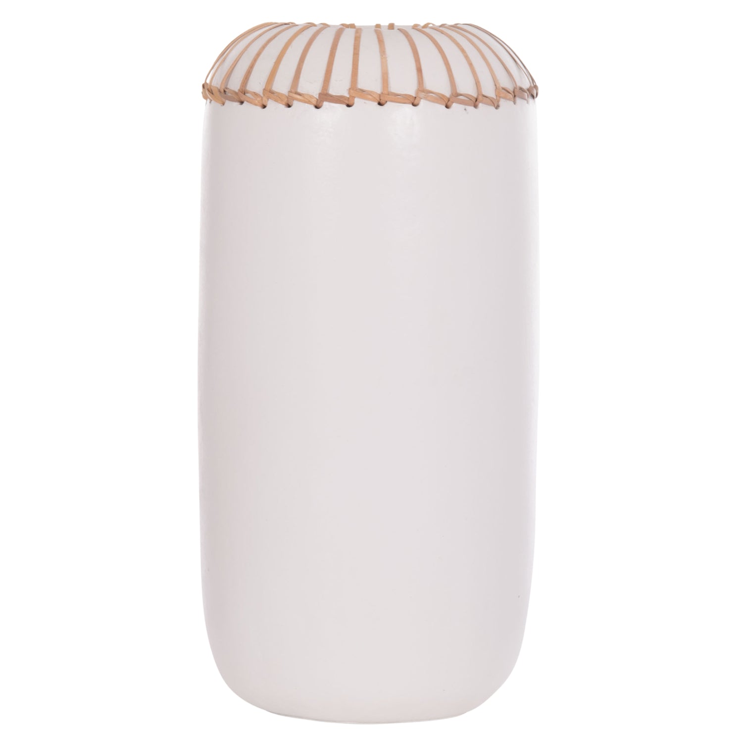 Декоративна ваза Lennox теракота в бяло -- φ18x33hсм