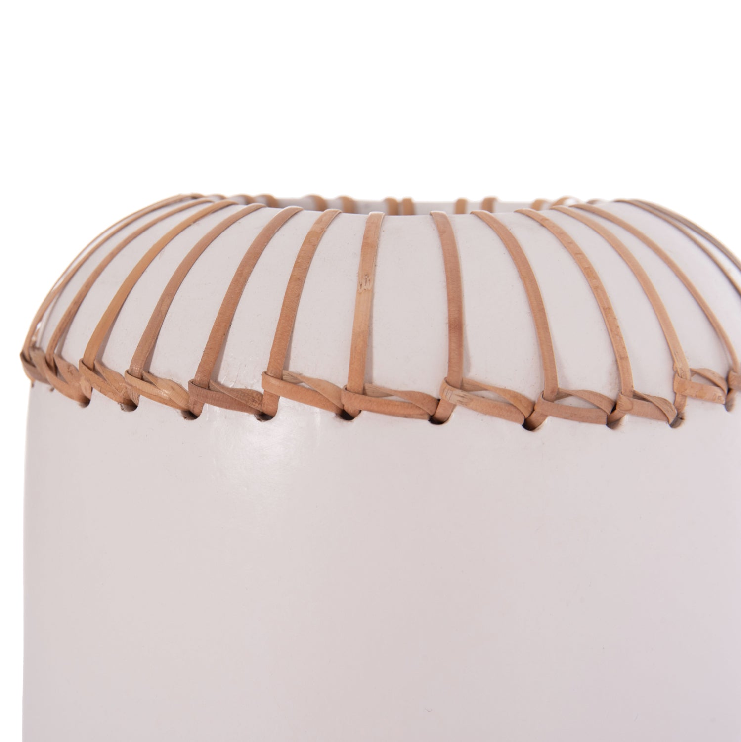 Декоративна ваза Lennox теракота в бяло -- φ18x33hсм