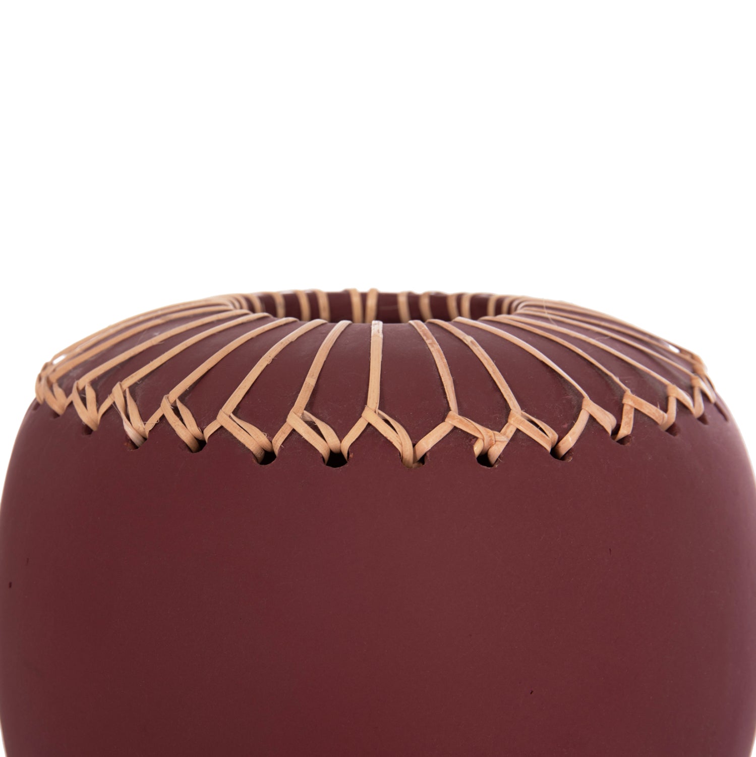 Декоративна ваза Lennox теракота от кристал -- φ22x20всм