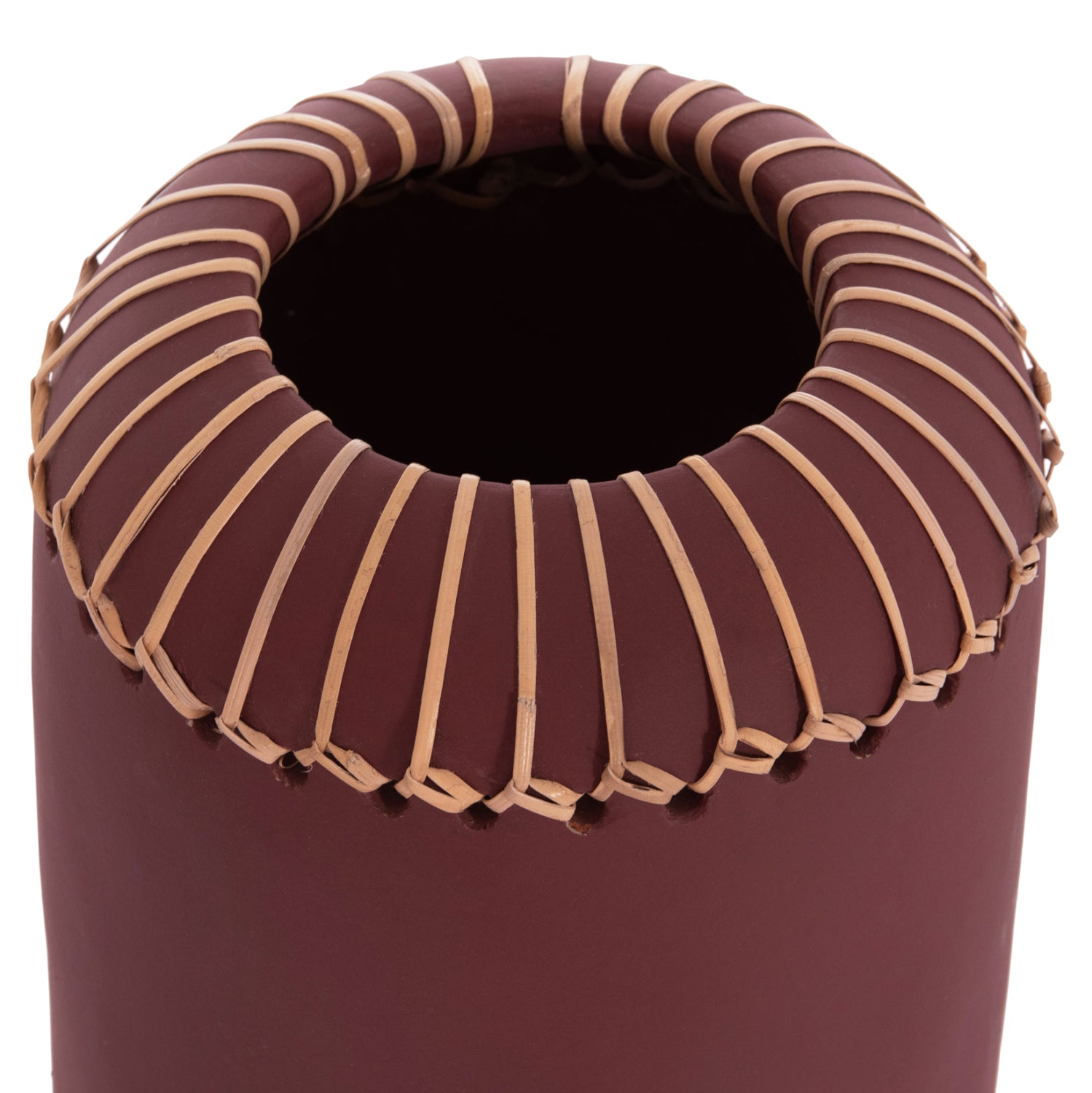 Декоративна ваза Lennox теракота от кристал -- φ18x33hcm