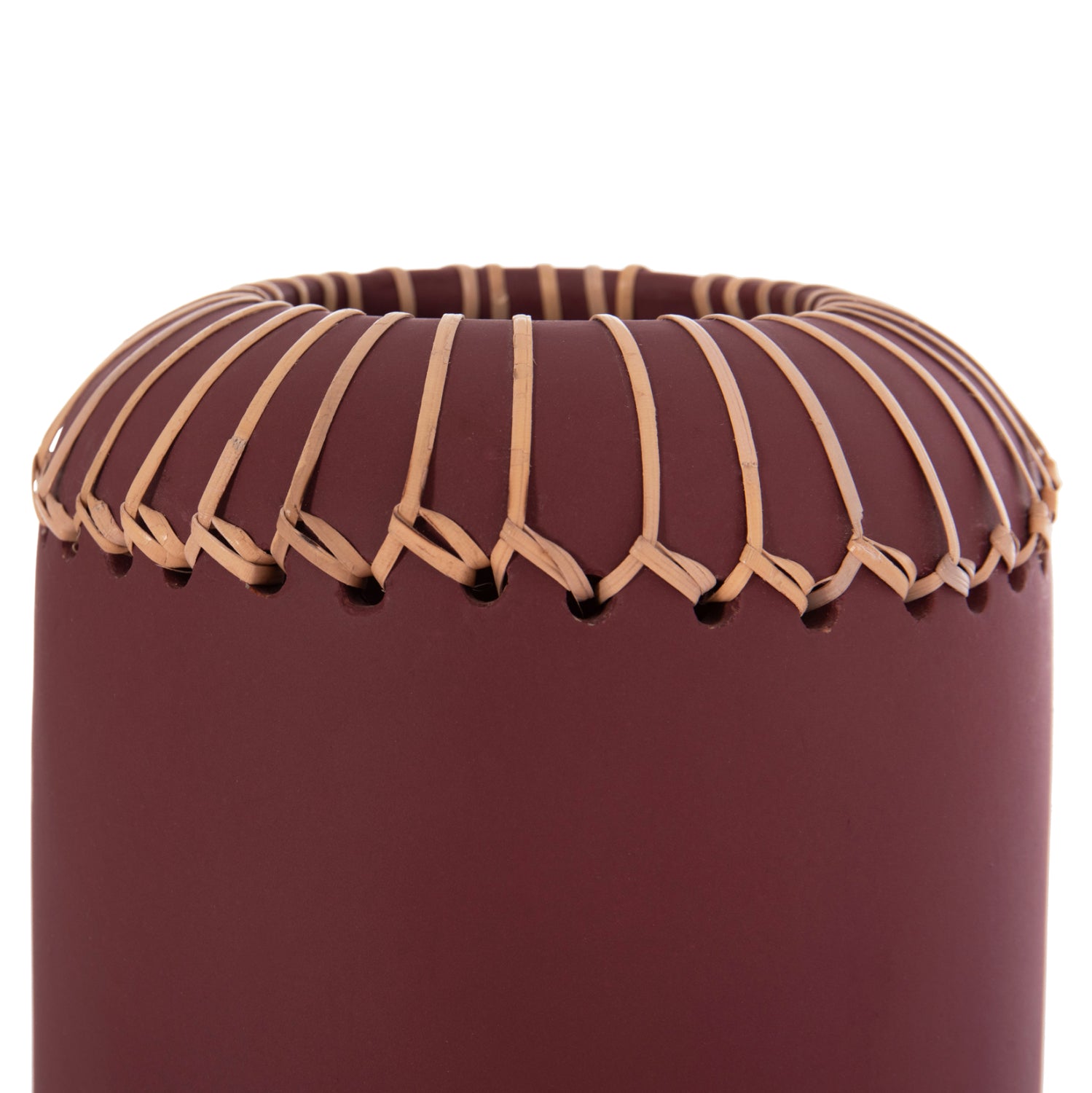 Декоративна ваза Lennox теракота от кристал -- φ18x33hcm