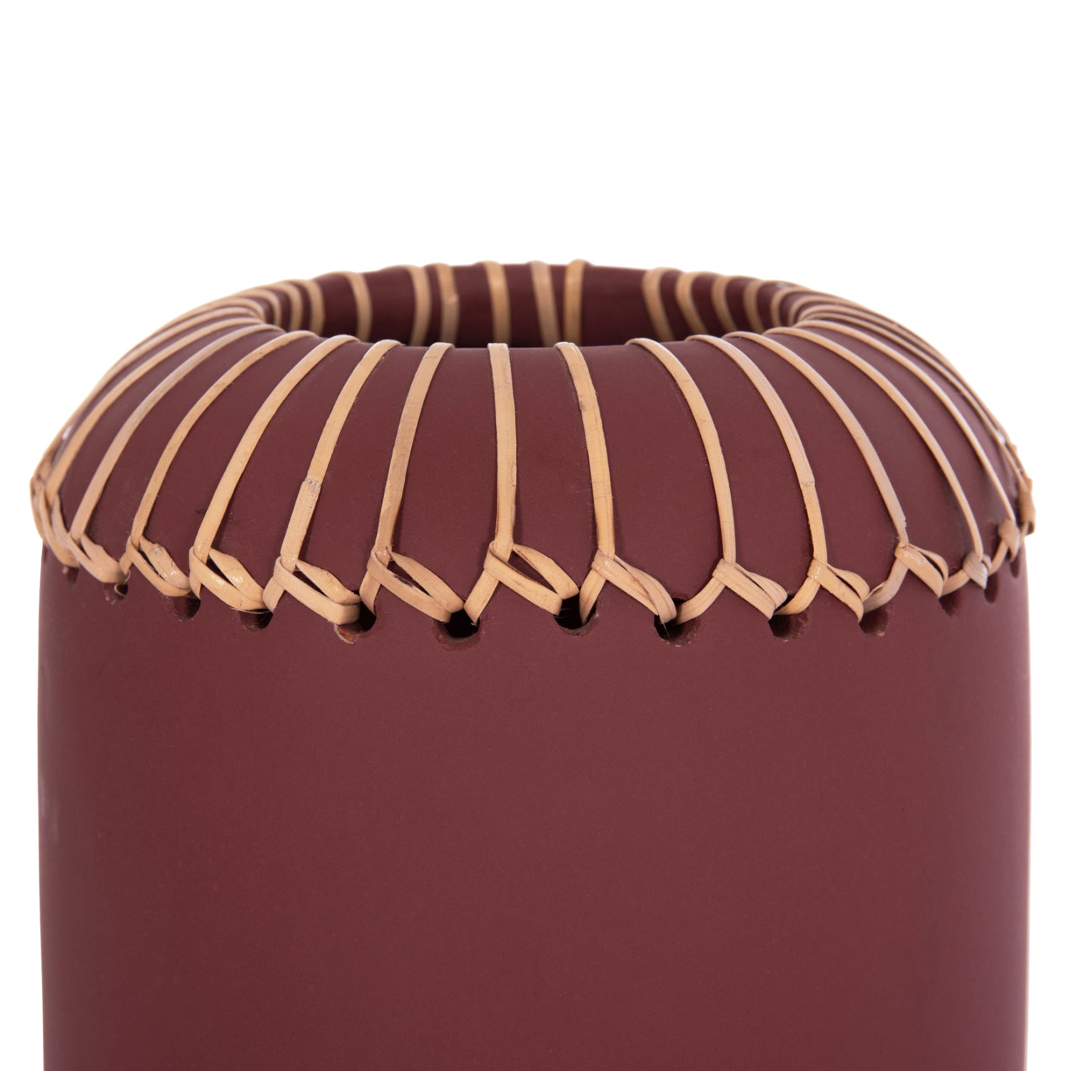 Декоративна ваза Lennox теракота от кристал -- φ18x33hcm