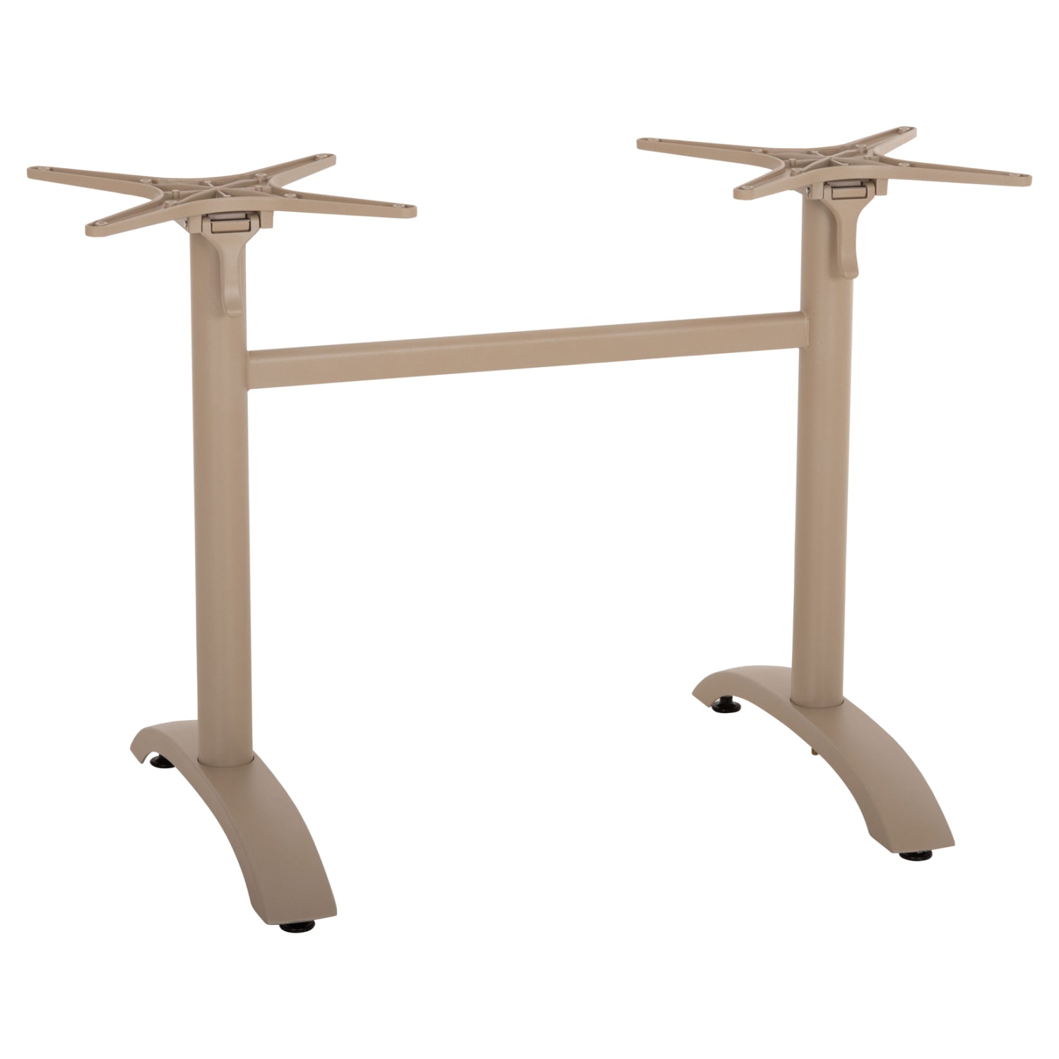 Основа за маса  468.25/двойна алуминиева -капучино 104x60x73h