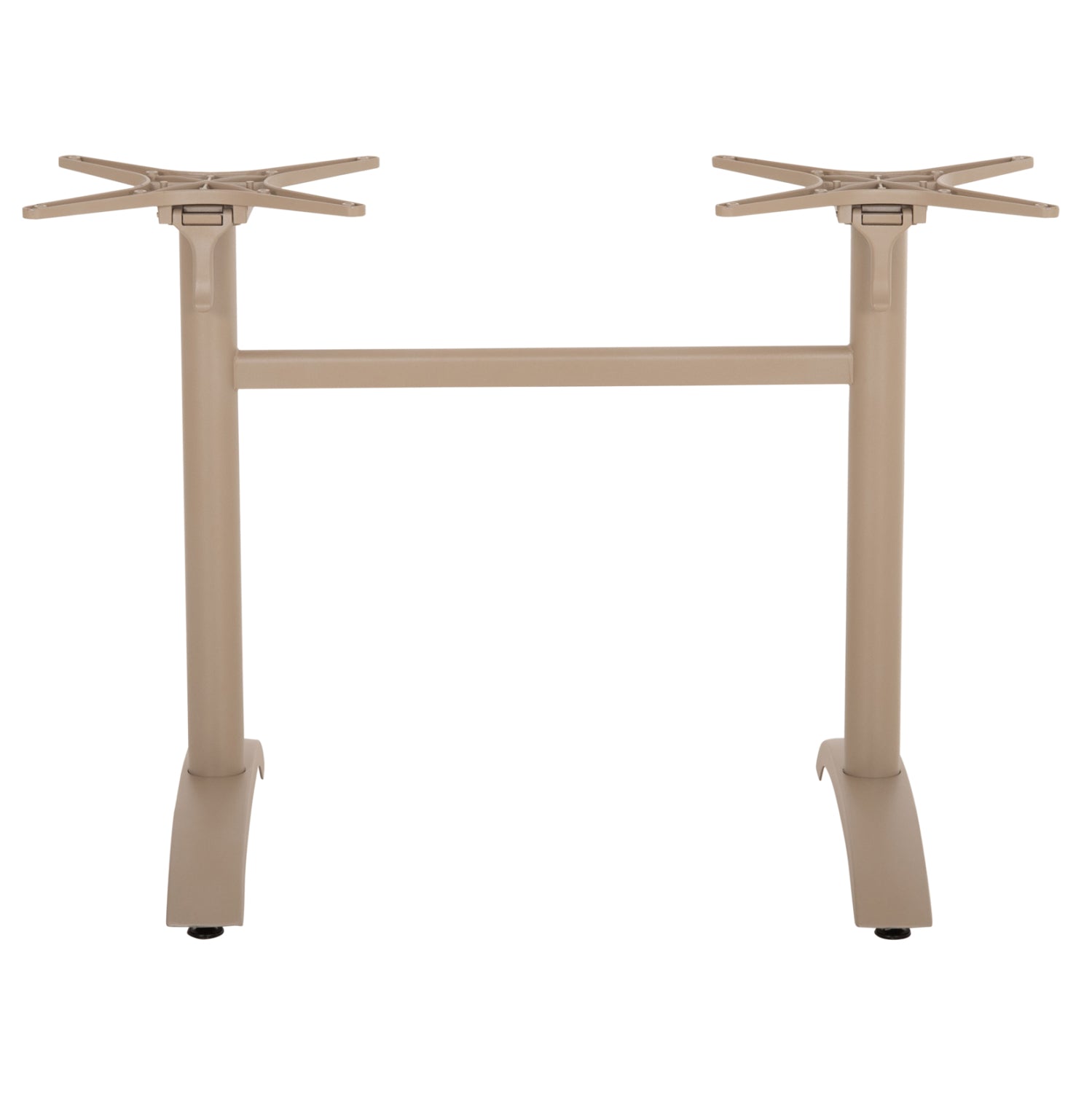 Основа за маса 468.25/двойна алуминиева -капучино 104x60x73h