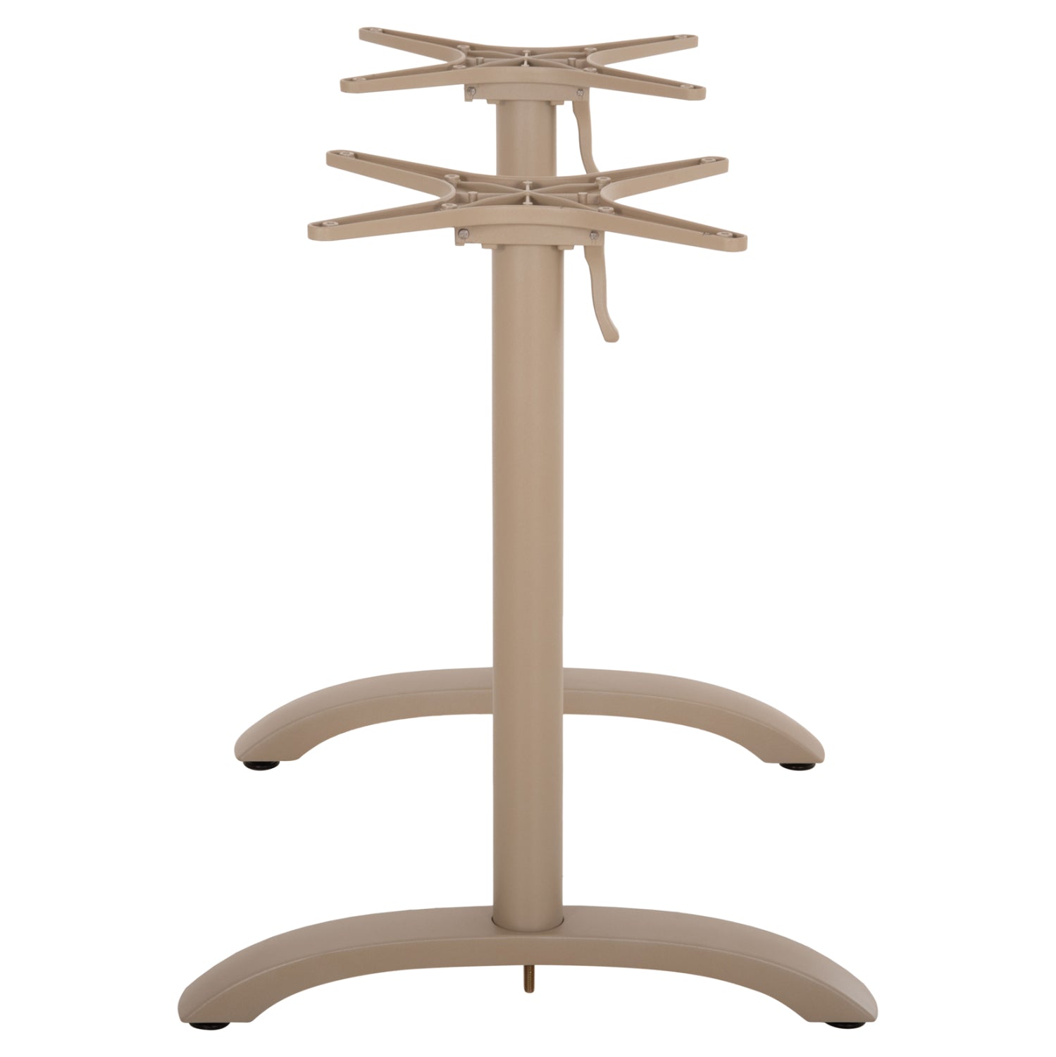 Основа за маса 468.25/двойна алуминиева -капучино 104x60x73h