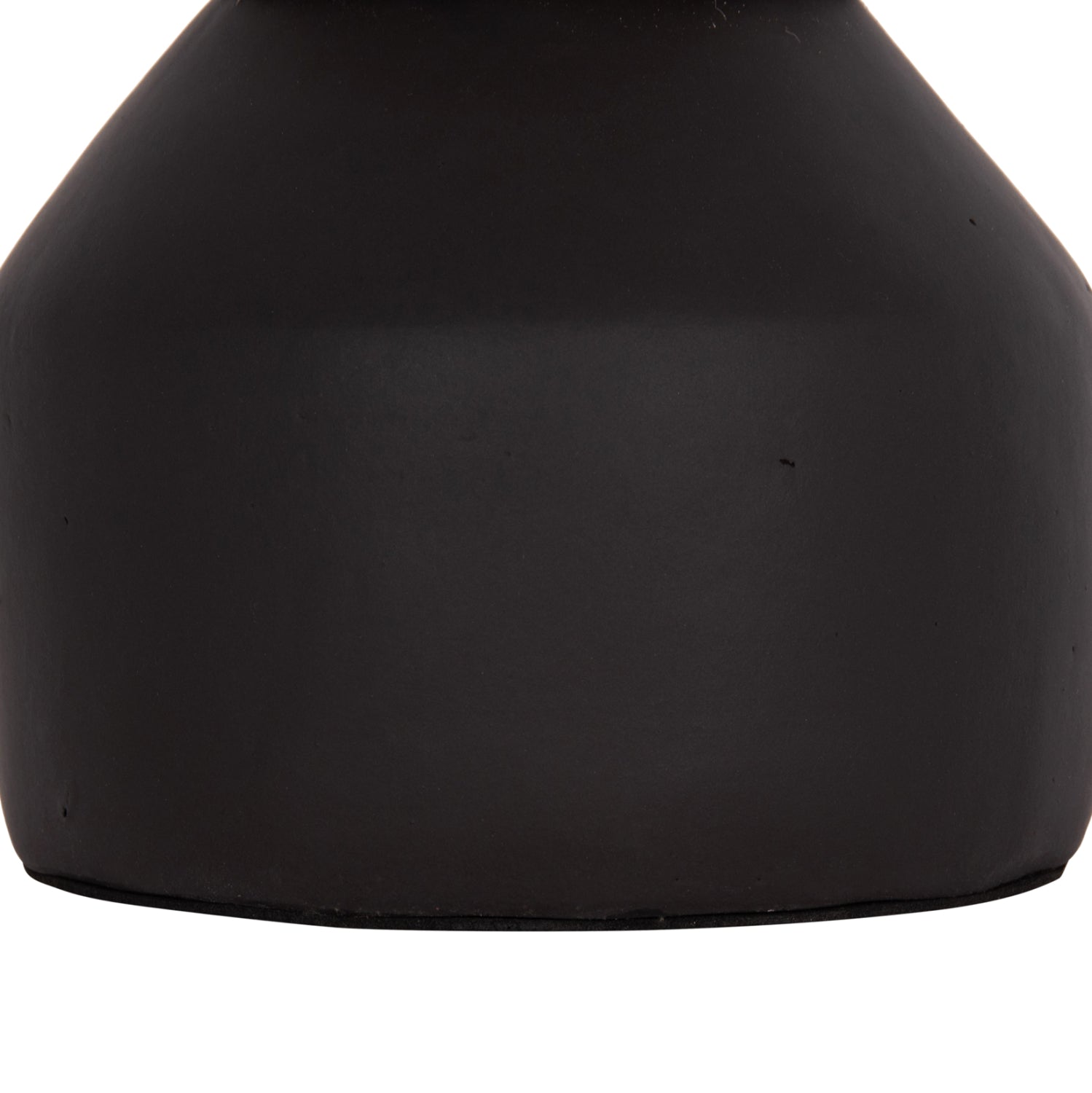 Декоративна ваза от теракота CAMMER в черно-ф16x15cm.