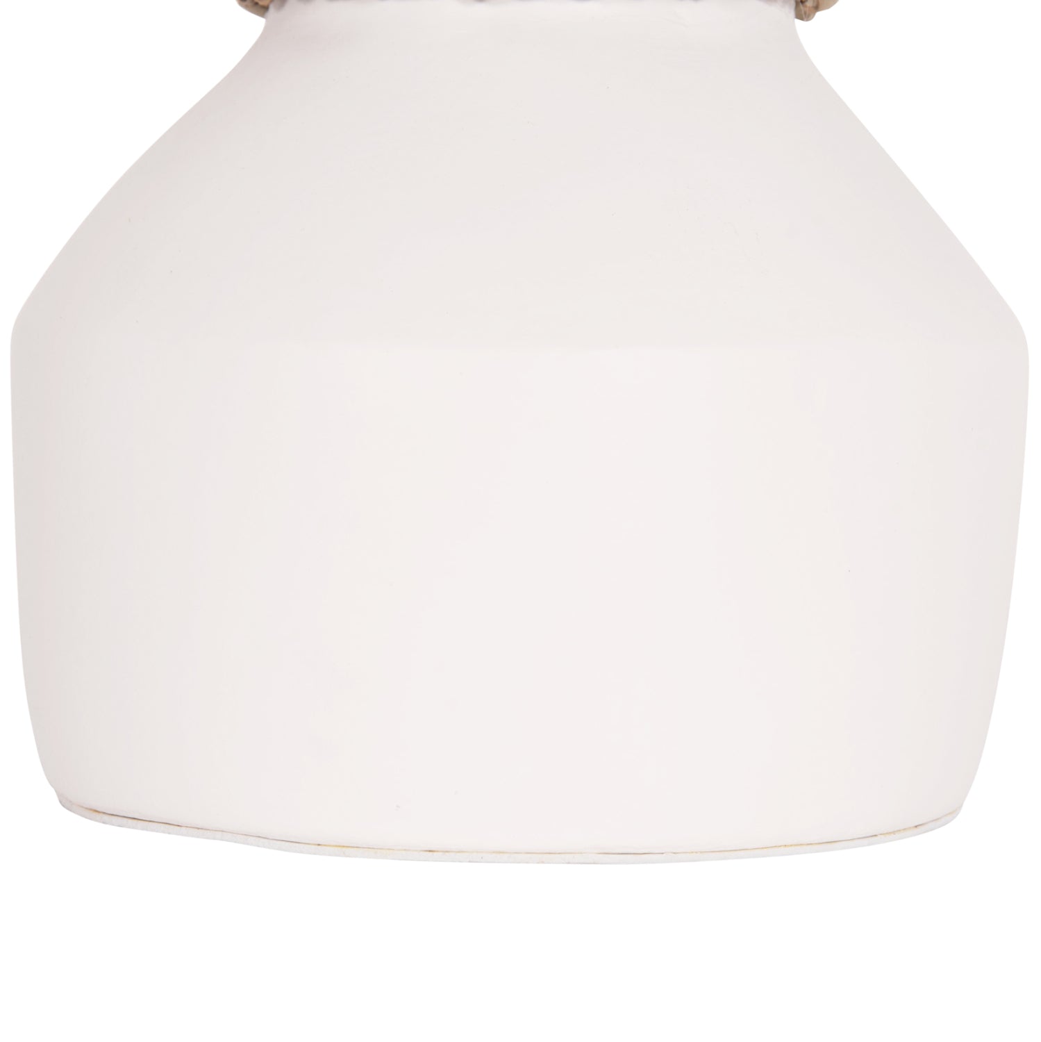 Декоративна ваза теракота CAMMER в бяло-ф16x15cm.