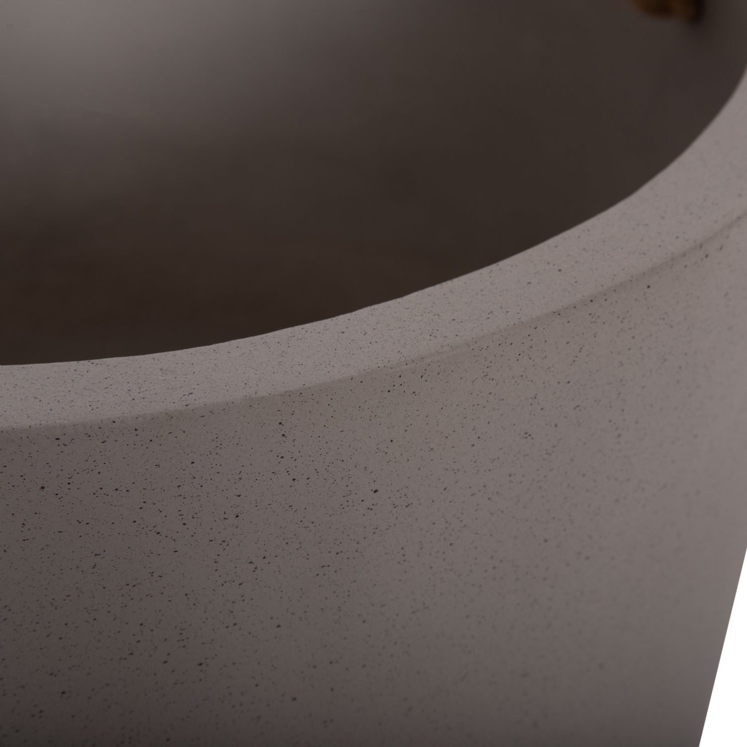 Саксия за вътрешна употреба TRYLL фибро цимент с въже ф40x25.5cm.