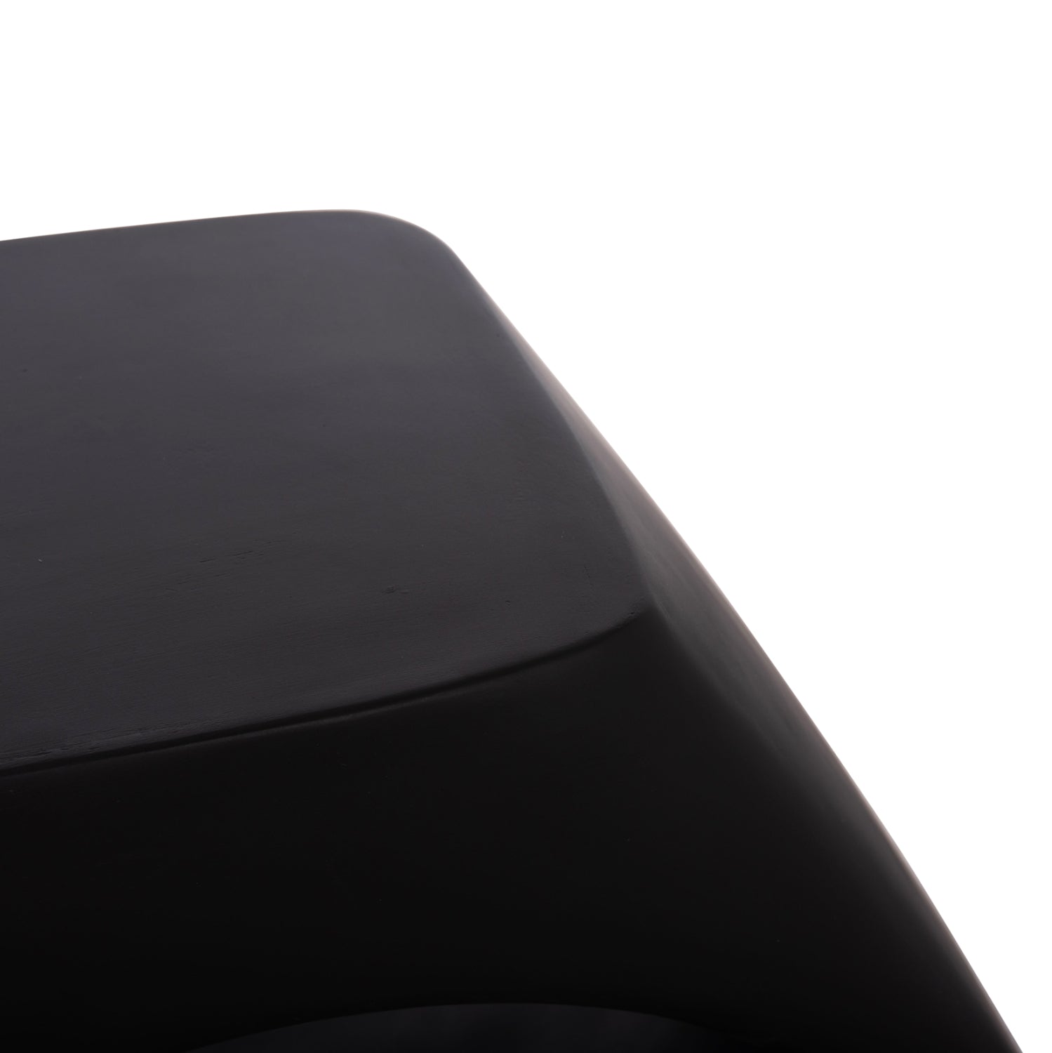 Табуретка за хол  LANS  фибро цимент в черно--58x28x45.5см.