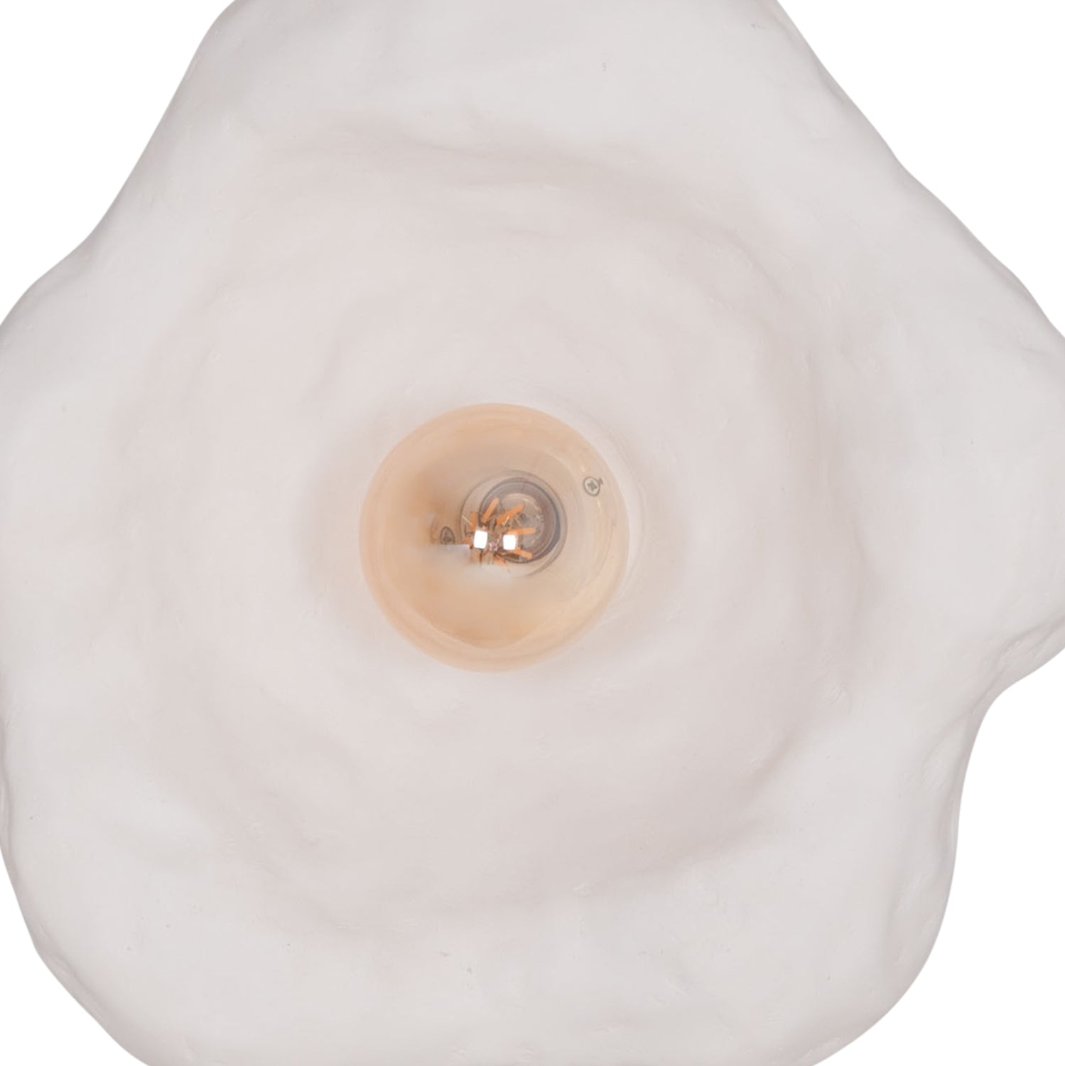 Стенен аплик Luxon от фиброцимент в бяло 44x15x42всм.