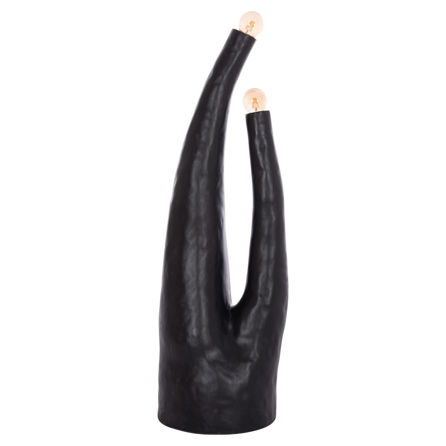 Декоративна пода светлина tusken фибр цимент-черна 50x43x145см.