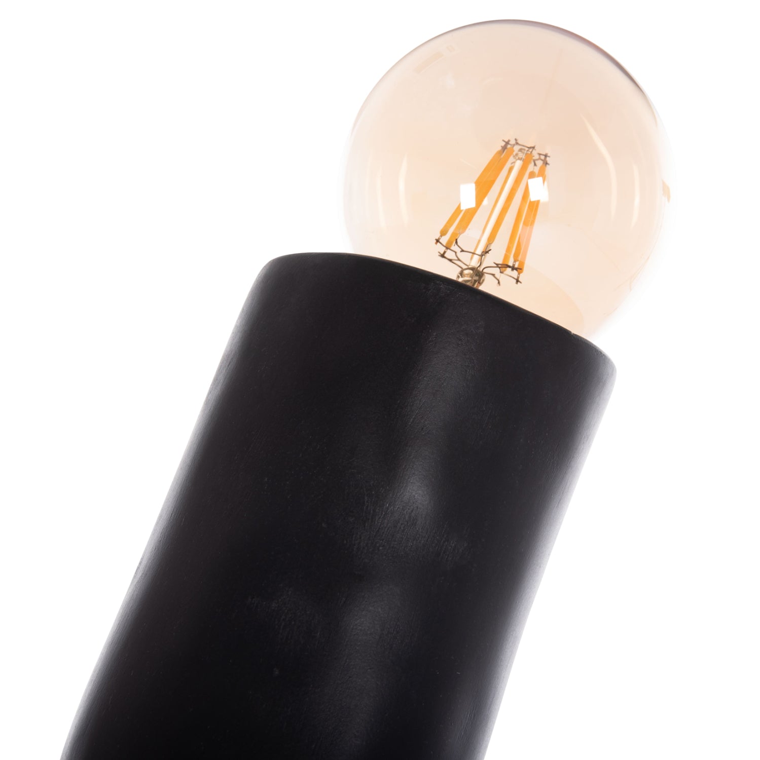 Декоративна пода светлина tusken фибр цимент-черна 50x43x145см.