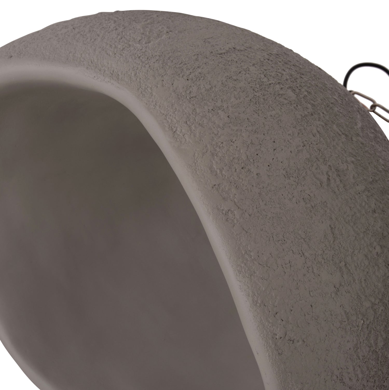 Таванна лампа Jaylen от фибър цимент в сиво 65x55x45 висулки