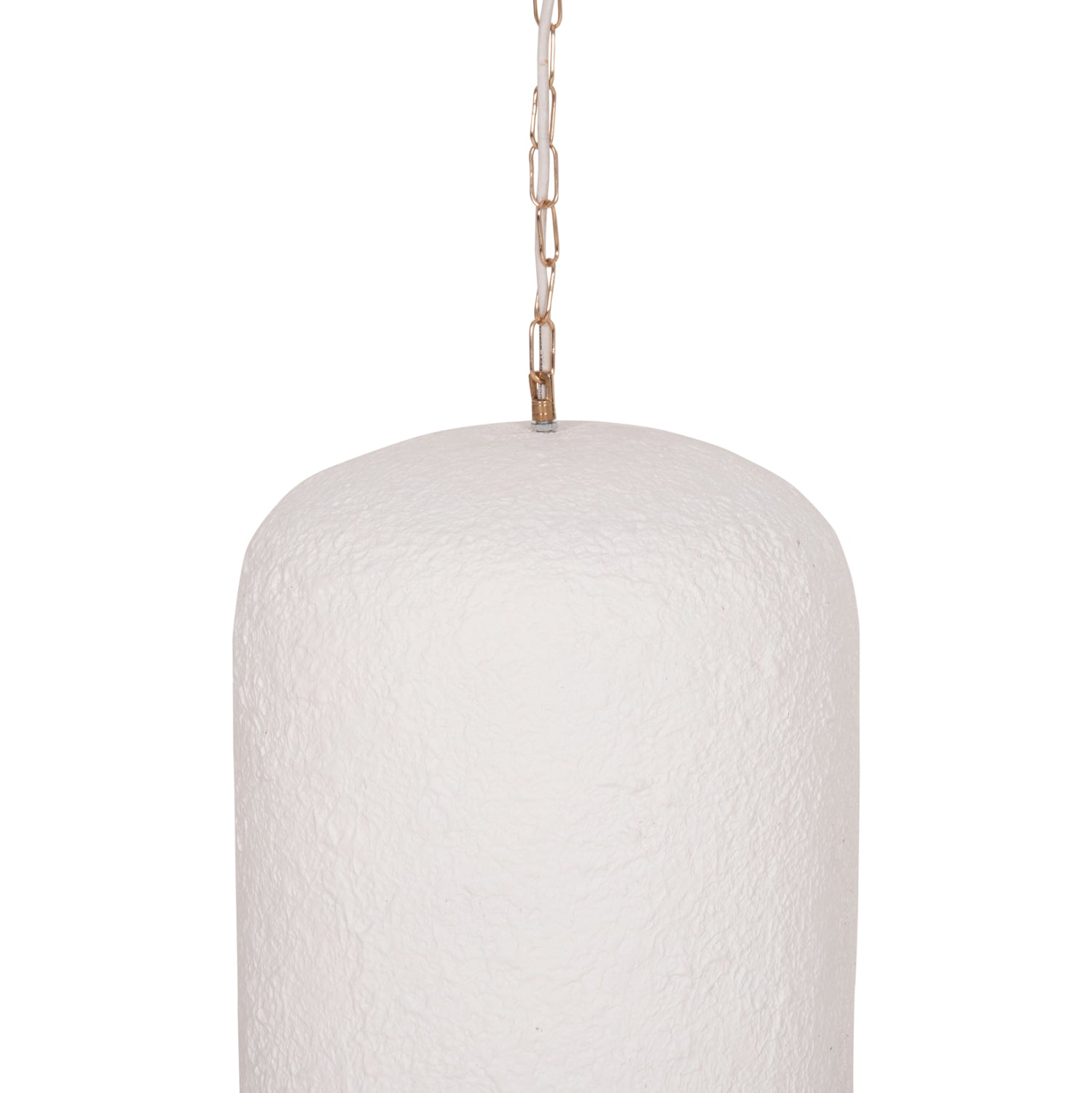 Таванна лампа Logky от фибър цимент в бяло 35x35x67всм.