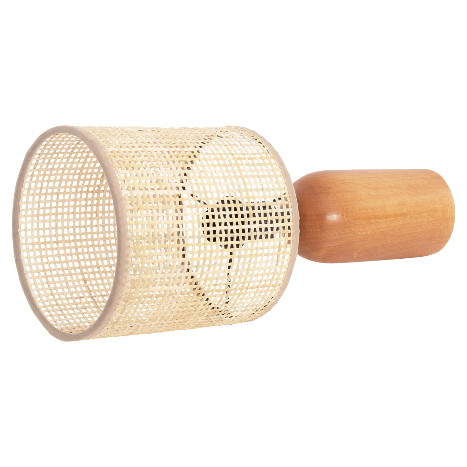 Настолна лампа 4709 естествен-бежов цвят Φ15.5x35.5см