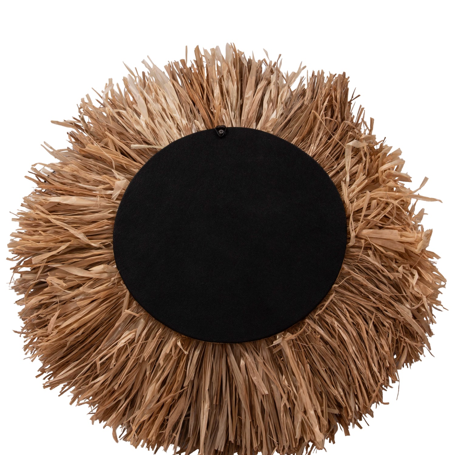 Кръгла стенна декоративна плоча от натурални сизалови влакна φ60см