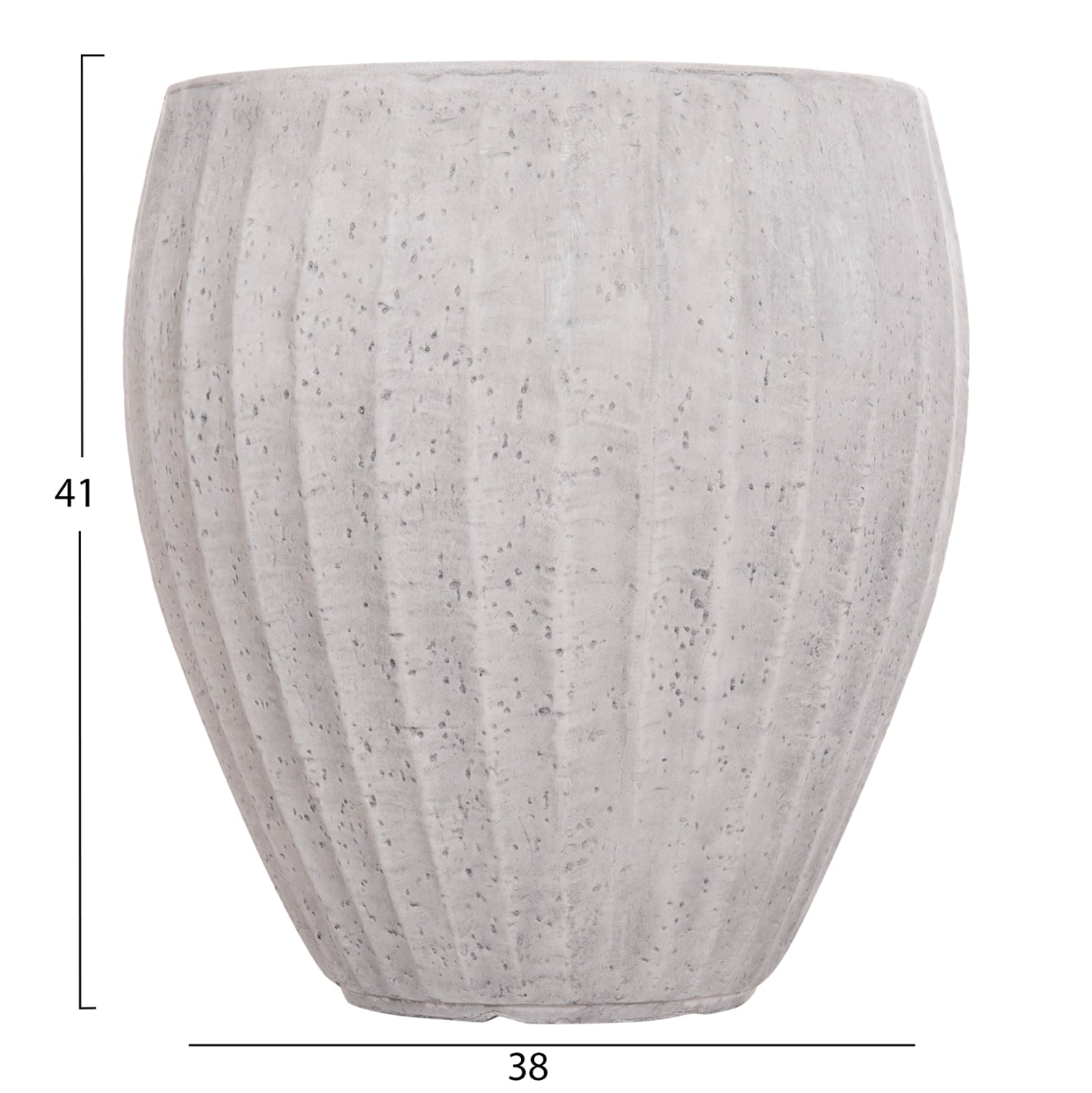 Комплект саксии от 3броя цвят цимент