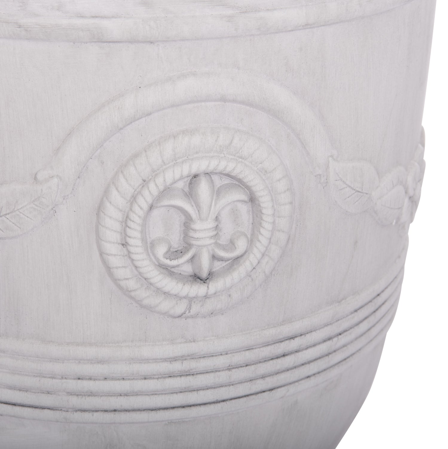 Комплект саксии  GARDENER 3броя бял цвят