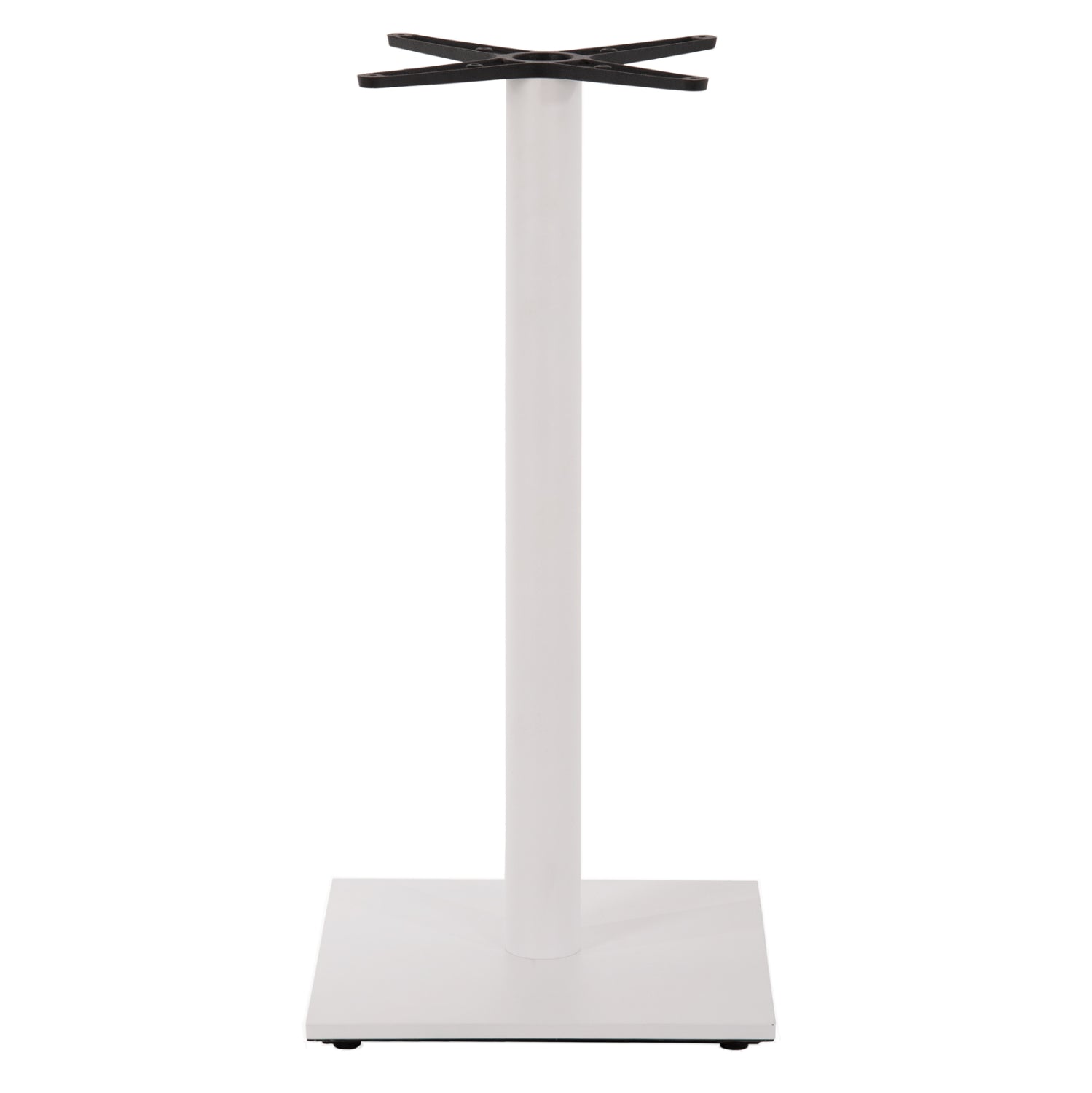 Метална основа за бар маса 474 бял цвят 45x45x94всм