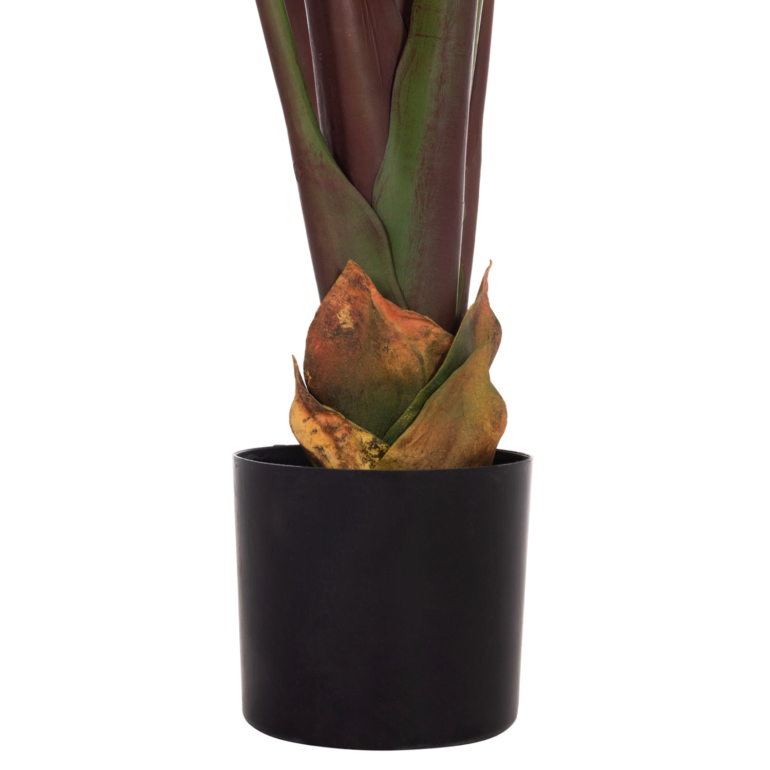 Декоративно синтетично растение японски банан в саксия 85х75х225см.