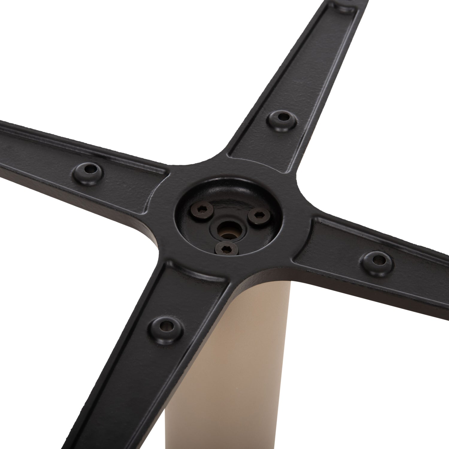 Основа за маса 475.25/  бежов цвят с регулатори 46Χ46/73см