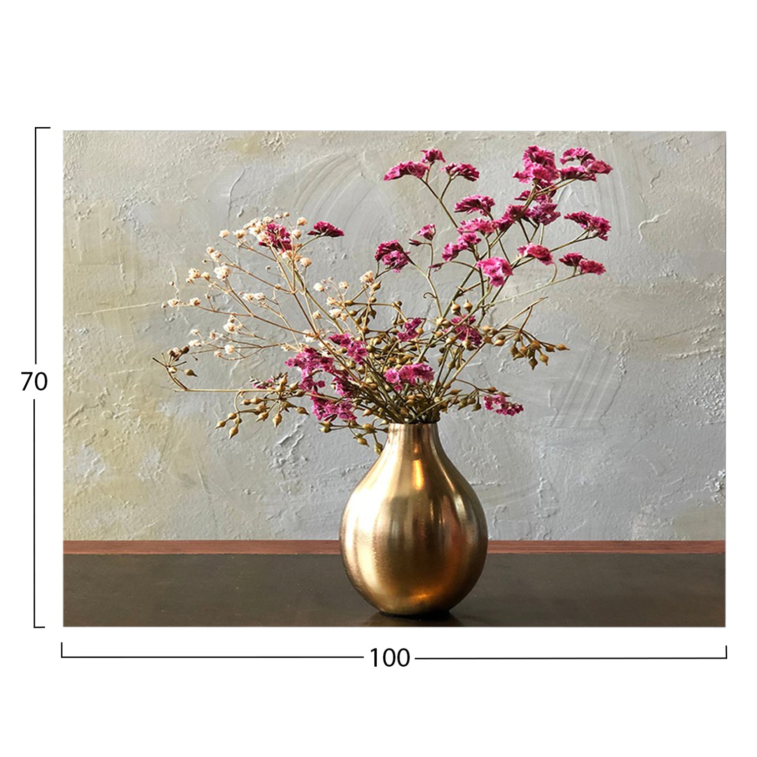 Стенна картина серия GOBI отпечатано платно 100x3(дебелина)x70cm.