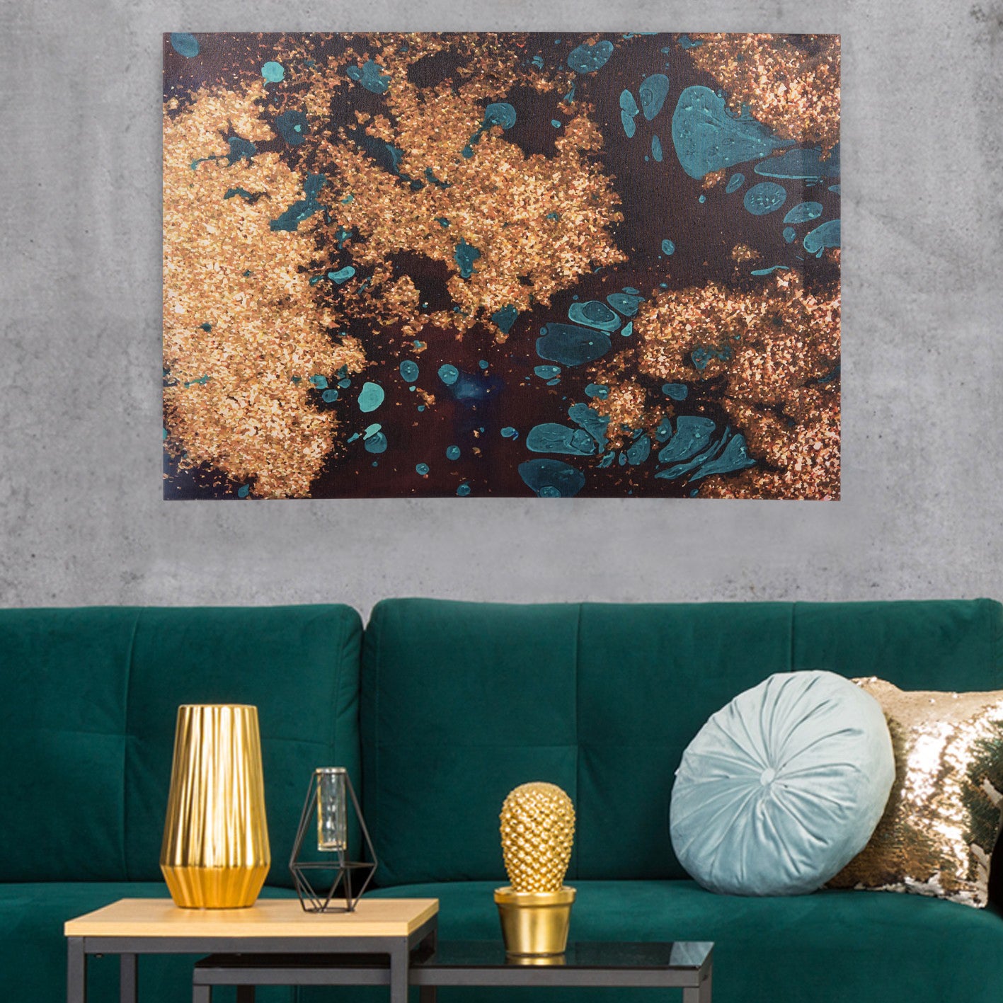 Стенна картина GOBI отпечатано платно 98x2.5(дебелина)x68cm.