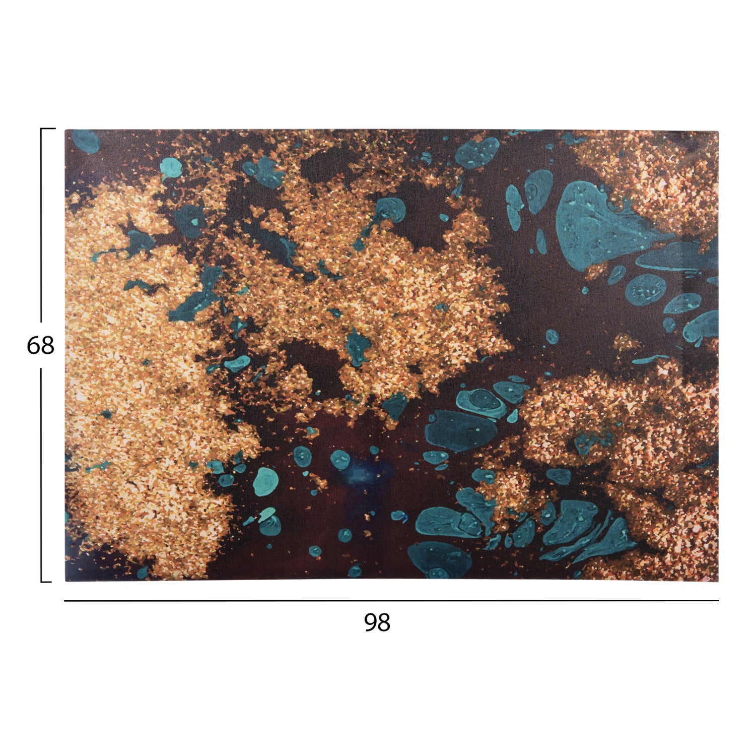 Стенна картина GOBI отпечатано платно 98x2.5(дебелина)x68cm.