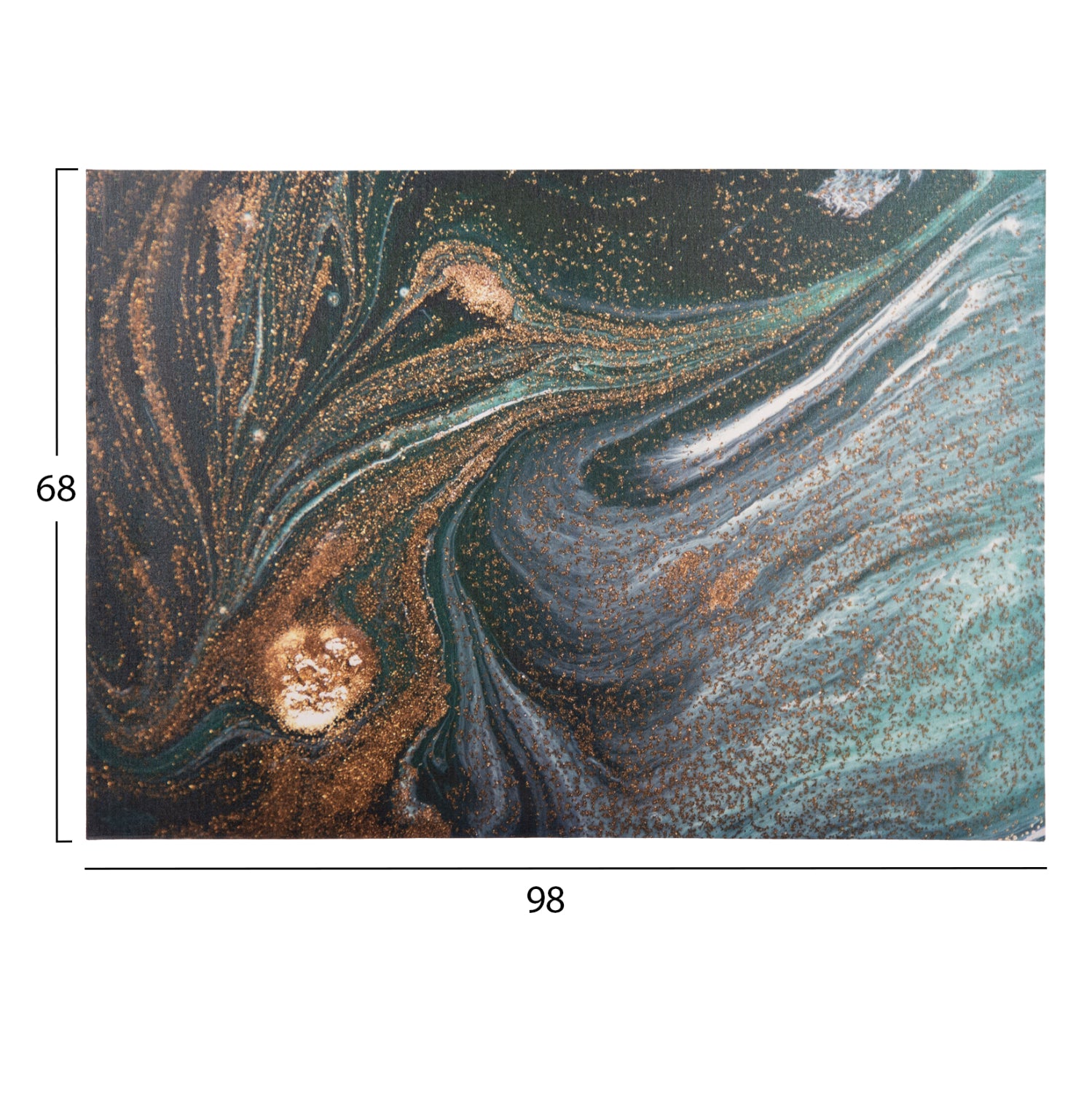 Стенна картина GOBI отпечатано платно 98x2.5(дебелина)x68cm.