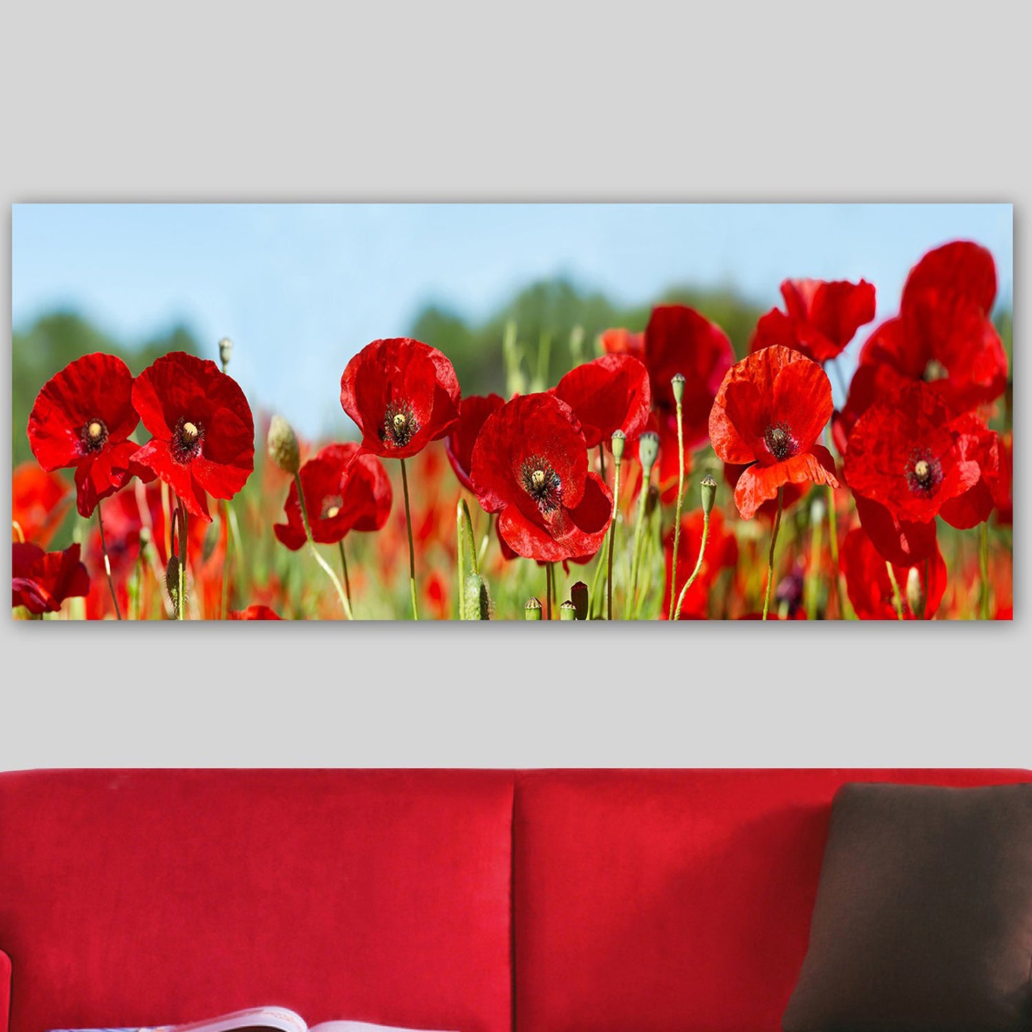 Стенна картина GOBI отпечатано платно 120x3(дебелина)x50cm.