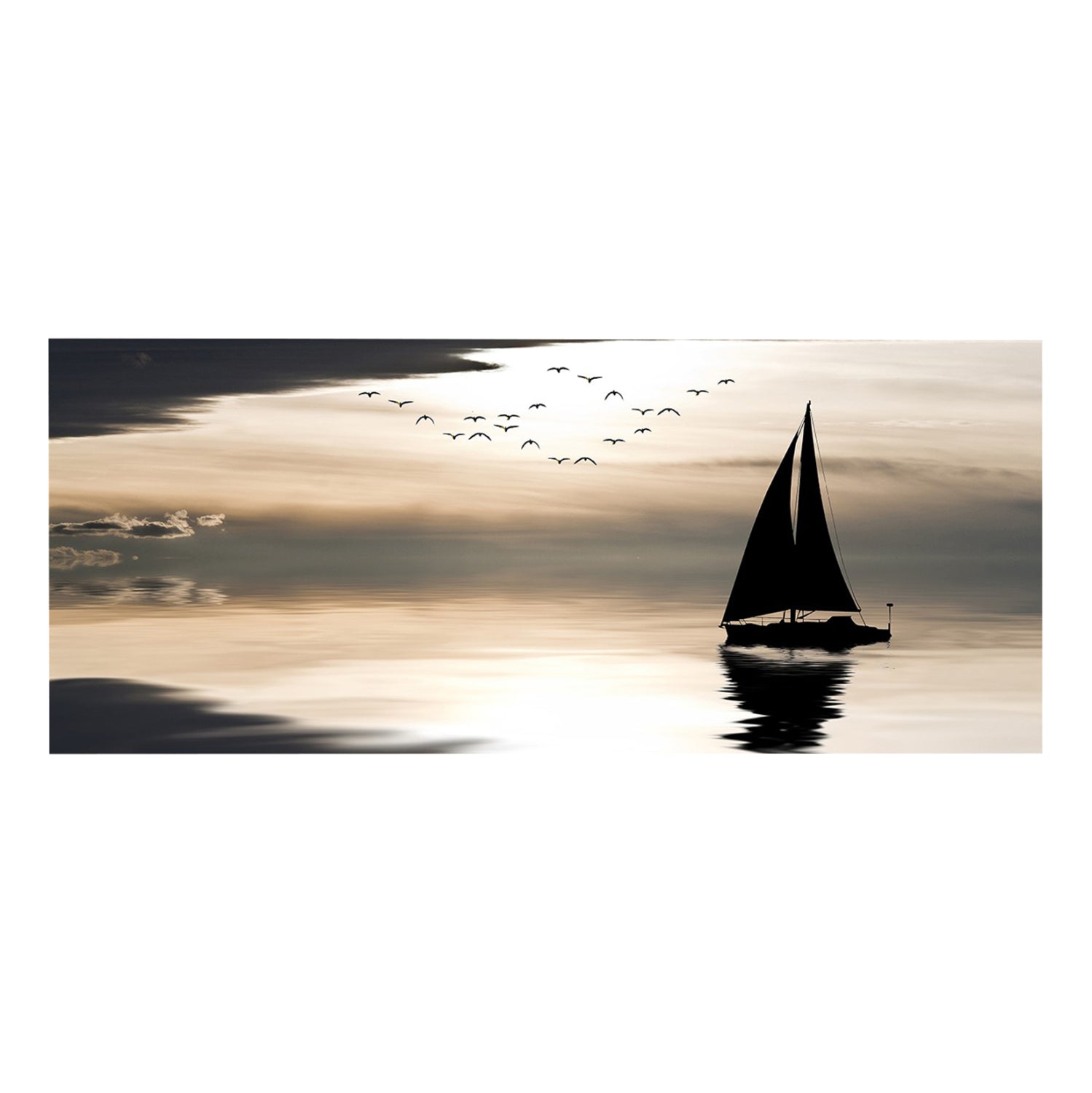 Стенна картина серия GOBI отпечатано платно 120x3(дебелина)x50cm.