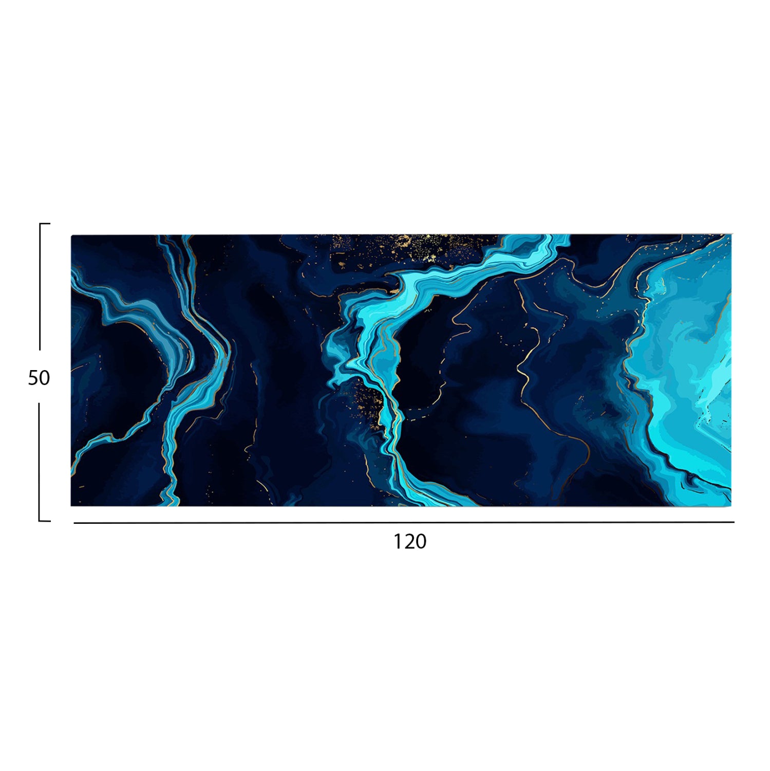 Стенна картина серия GOBI отпечатано платно 120x3(дебелина)x50cm.