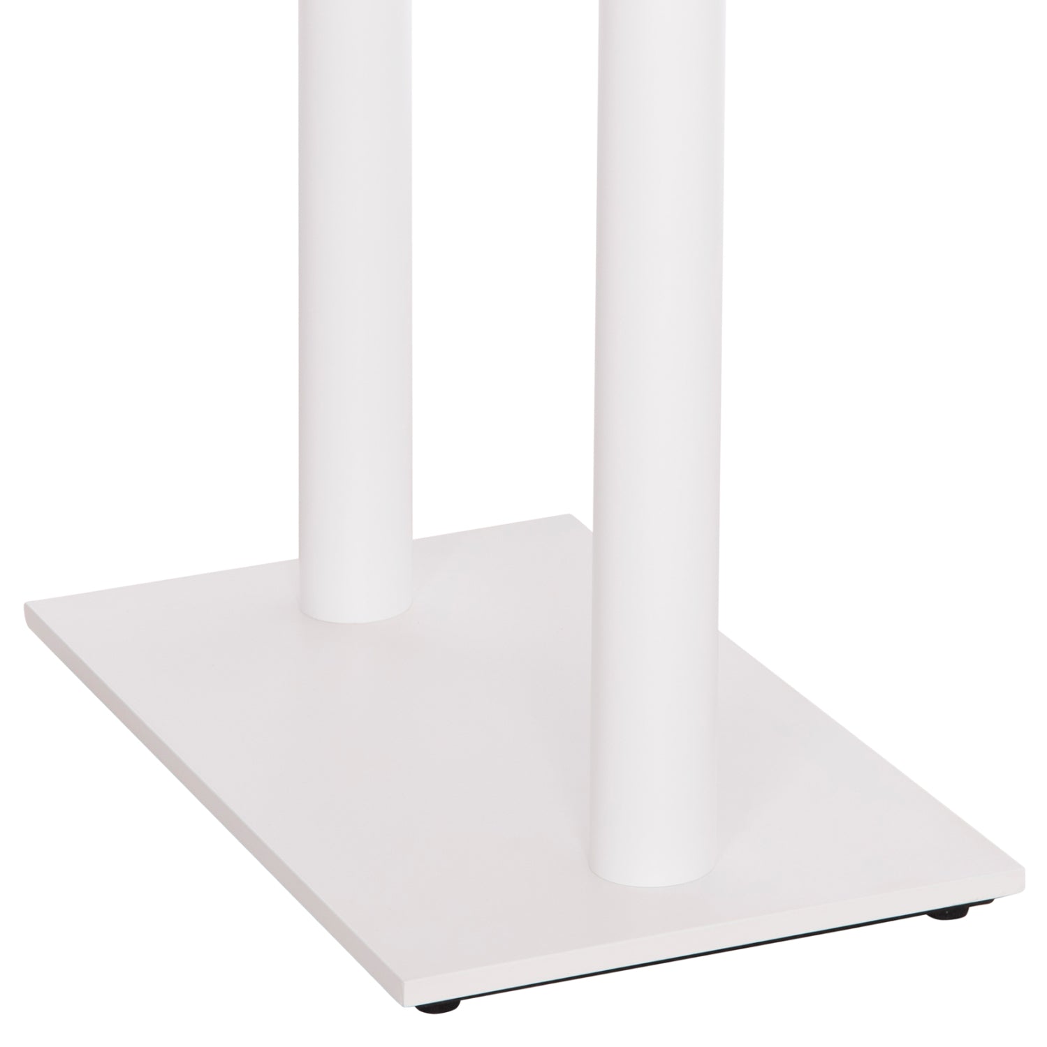 Основа за бар маса 480.02/двойна - метал в бял матов цвят 80x40x108см