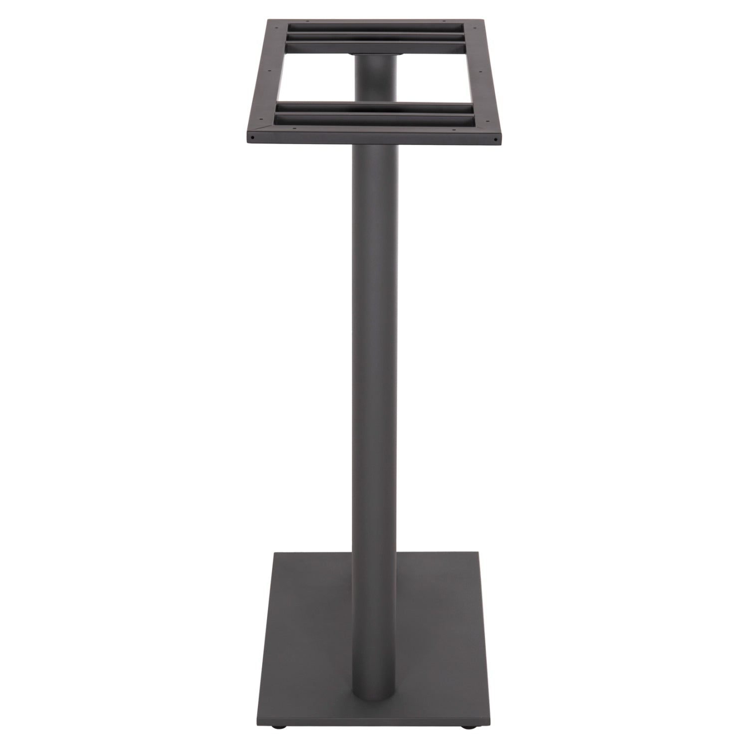 Основа за бар маса 480.20/двойна - метална в сив цвят 80x40x108см