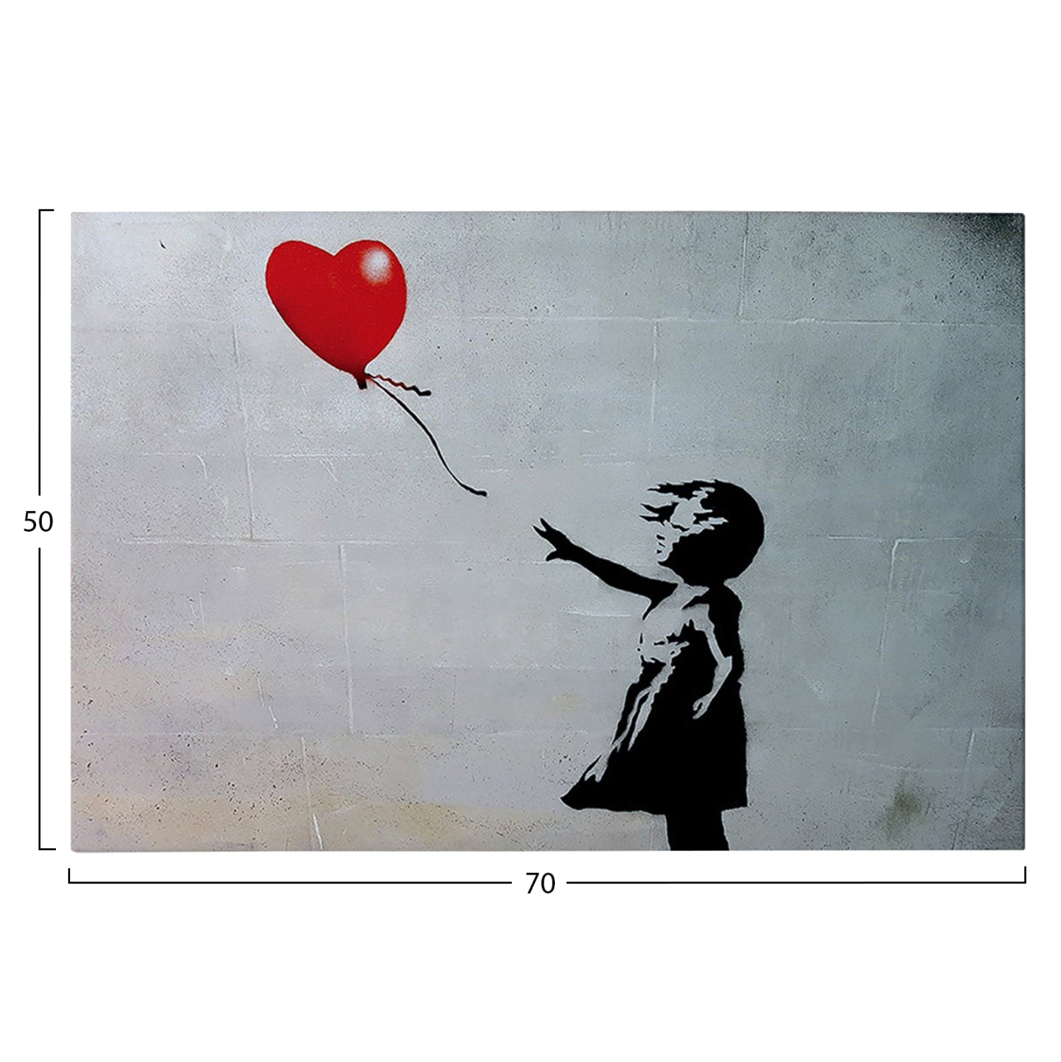 Стенна картина GOBI отпечатано платно 70x3(дебелина)x50ycm.