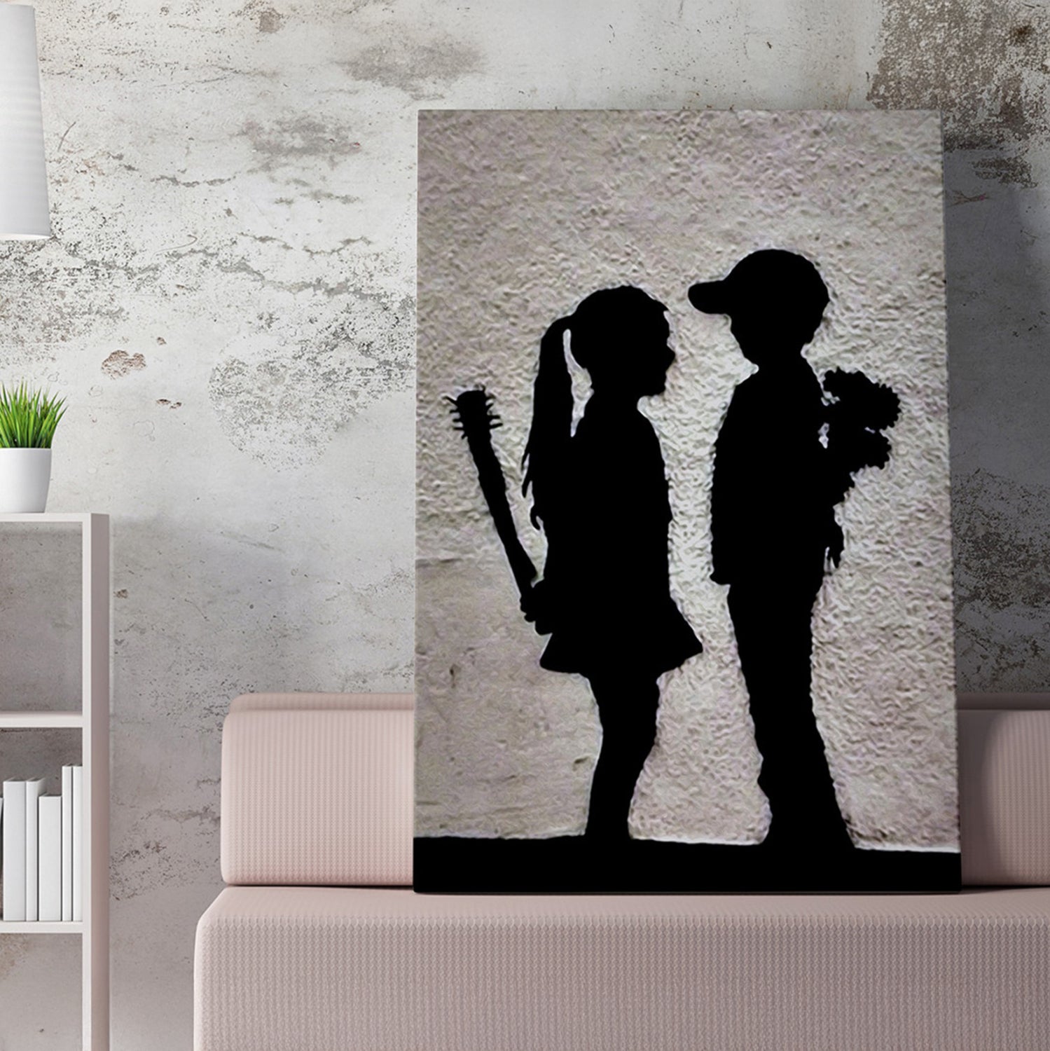 Стенна картина серия GOBI отпечатано платно 50x3(дебелина)x70ycm.