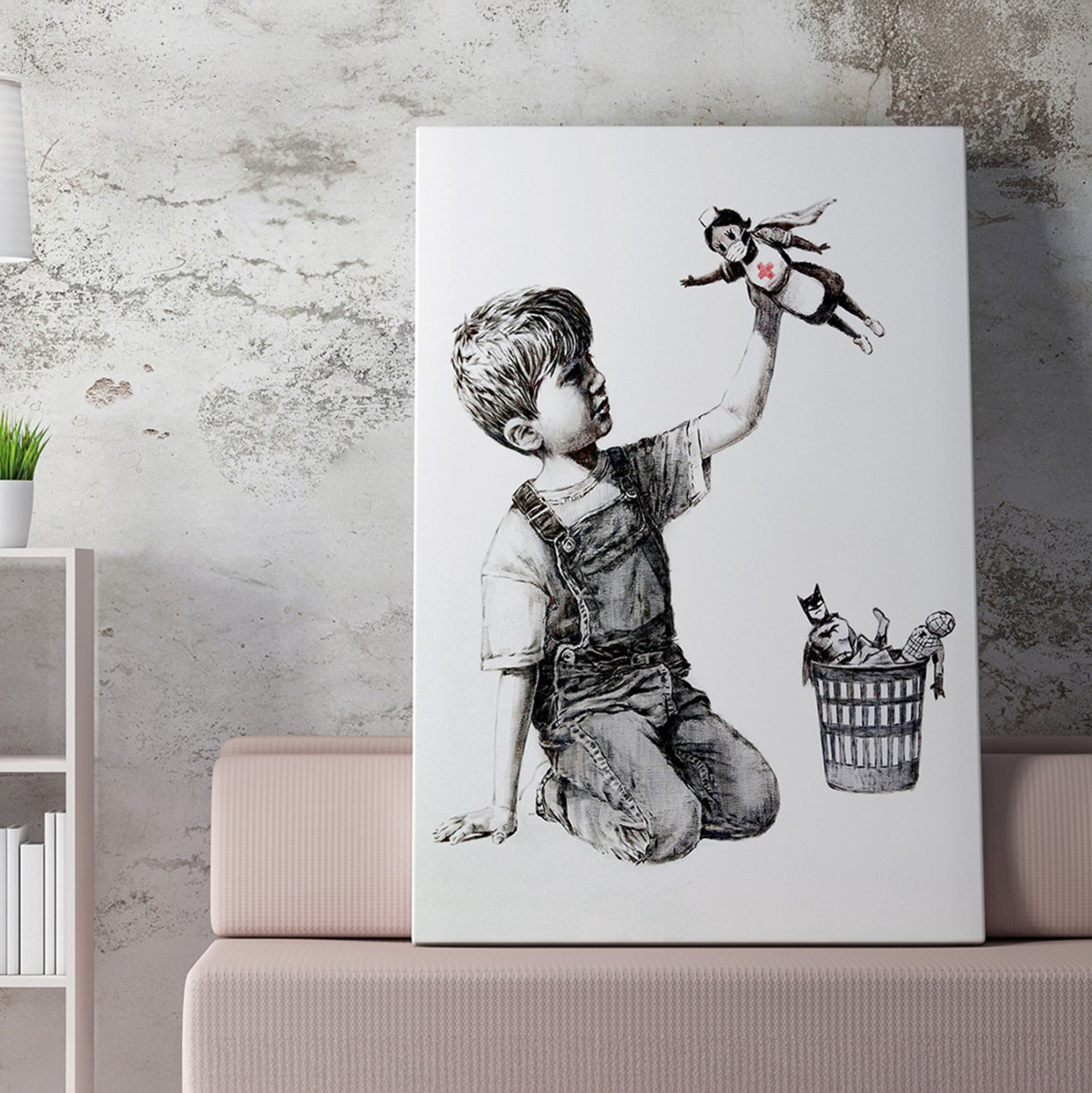 Стенна картина серия GOBI отпечатано платно 50x3(дебелина)x70ycm.