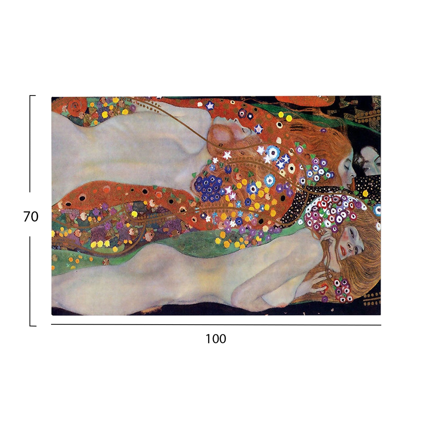 Стенна картина серия GOBI отпечатано платно 100x3(дебелина)x70ycm.