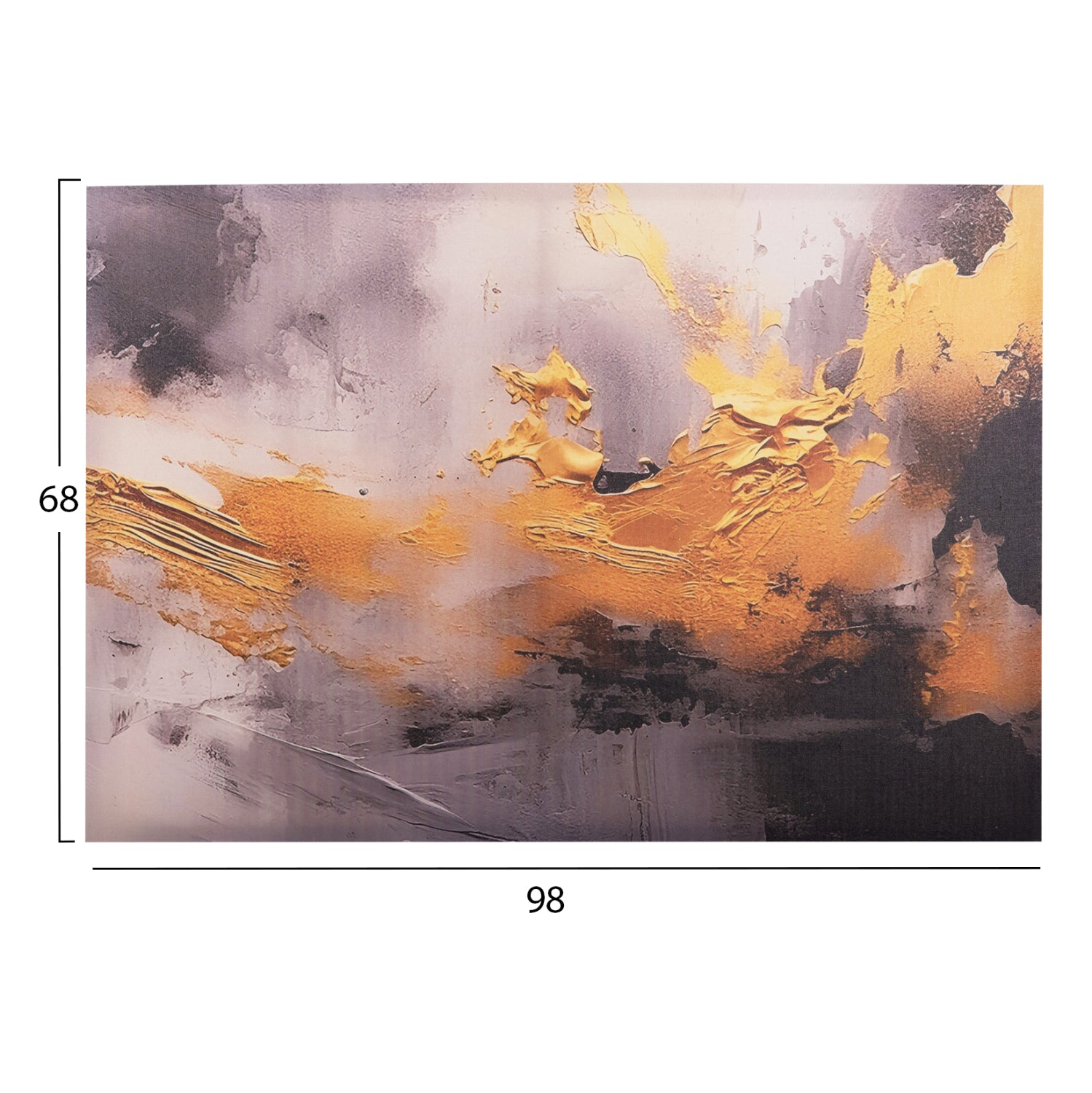 Стенна картина GOBI отпечатано платно 98x2.5(дебелина)x68cm.