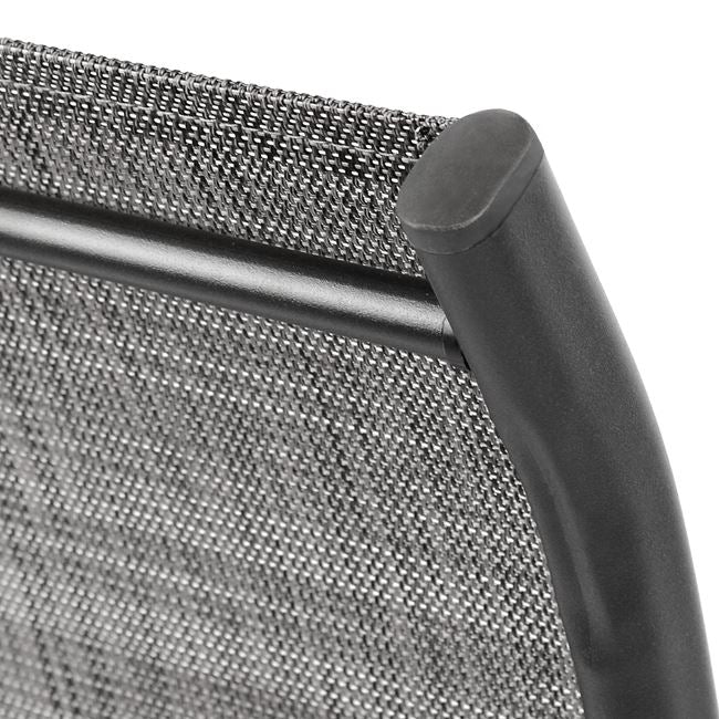 Градински комплект Леон 3 бр с маса 60/60см сив цвят КГ5183.01