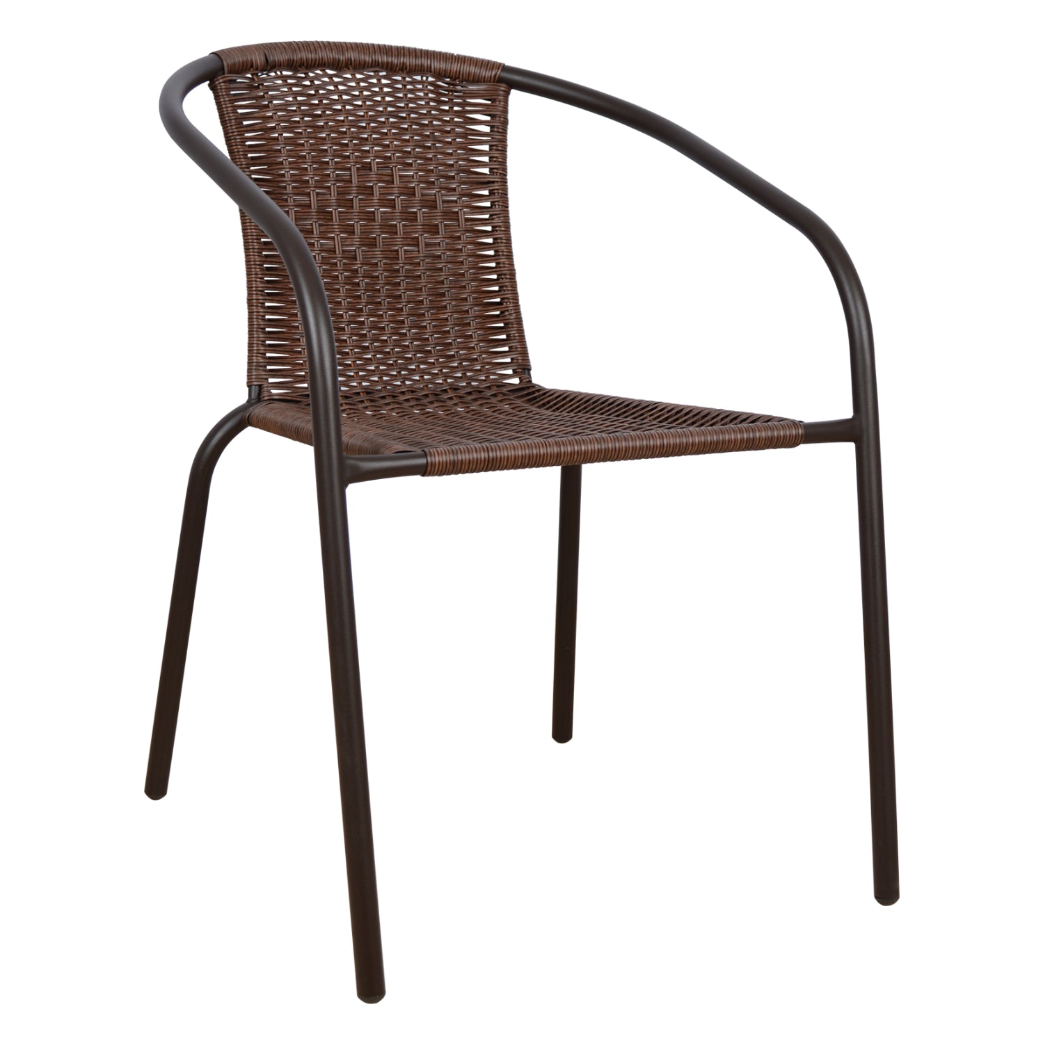 Стол CAMEL кафяв цвят 50x55x73