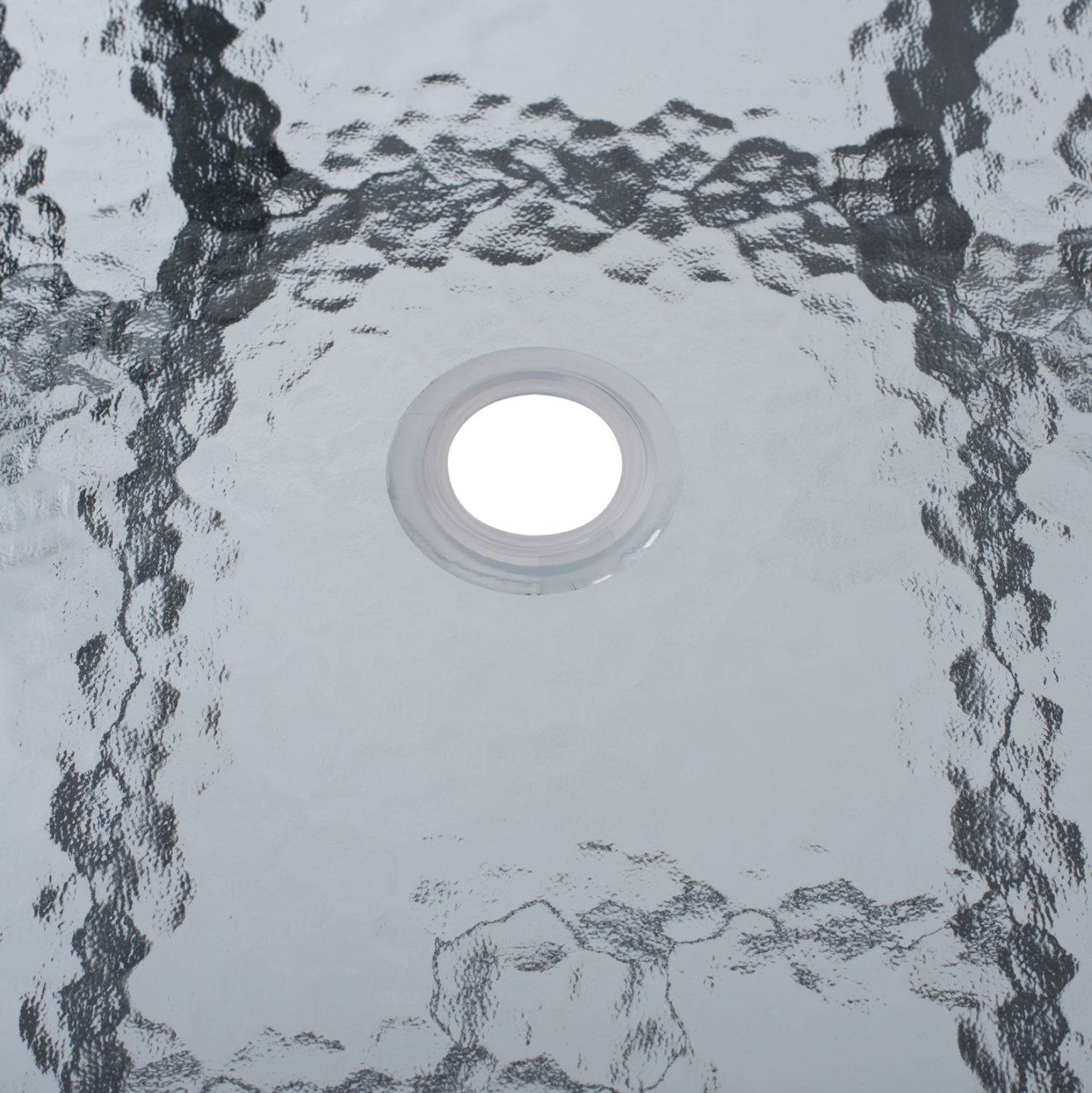 Градинска маса Браво с отвор за чадър 120х70 -сив цвят метал