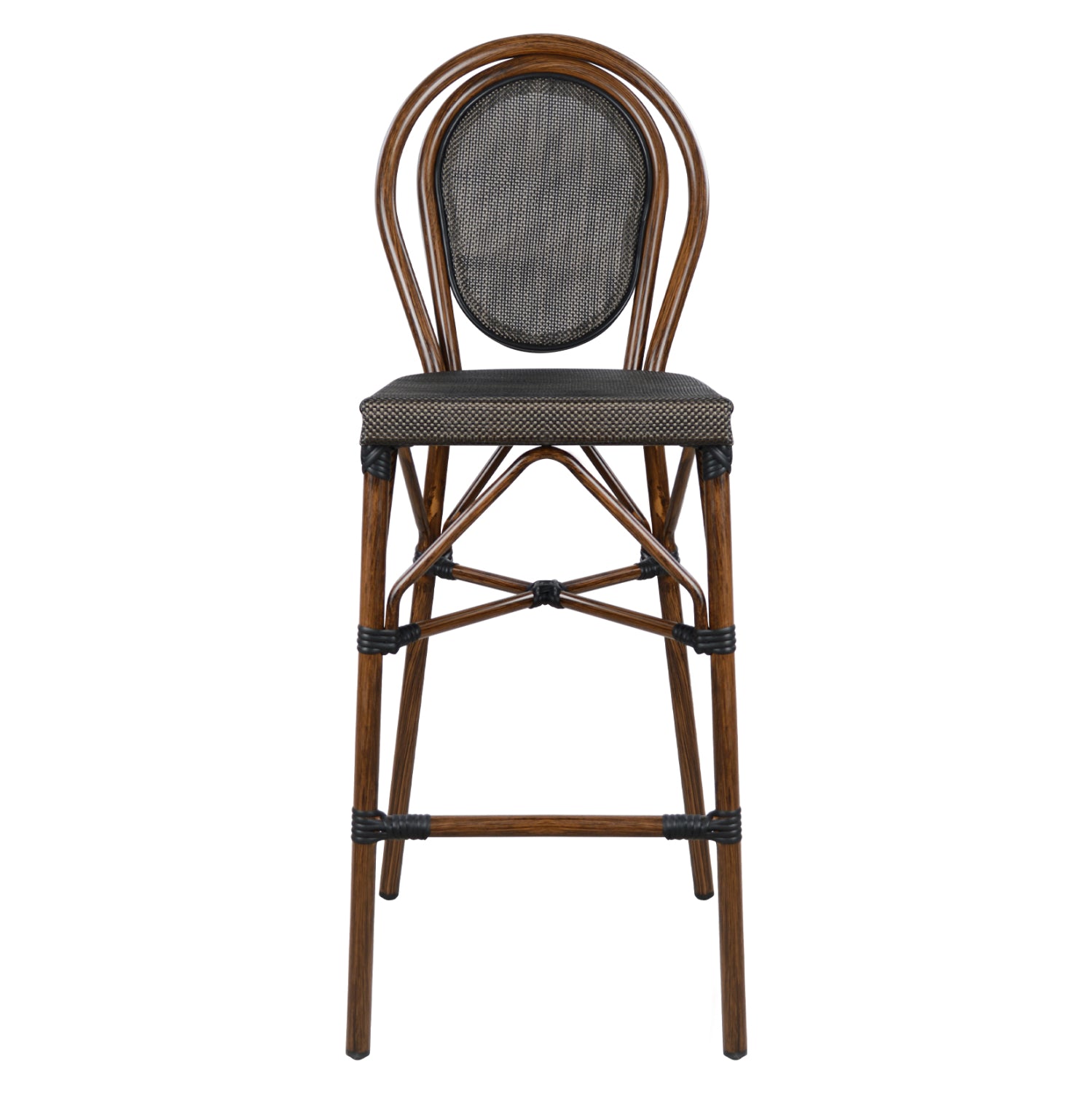 Бар стол Бамбо кафяв цвят 44x52x115