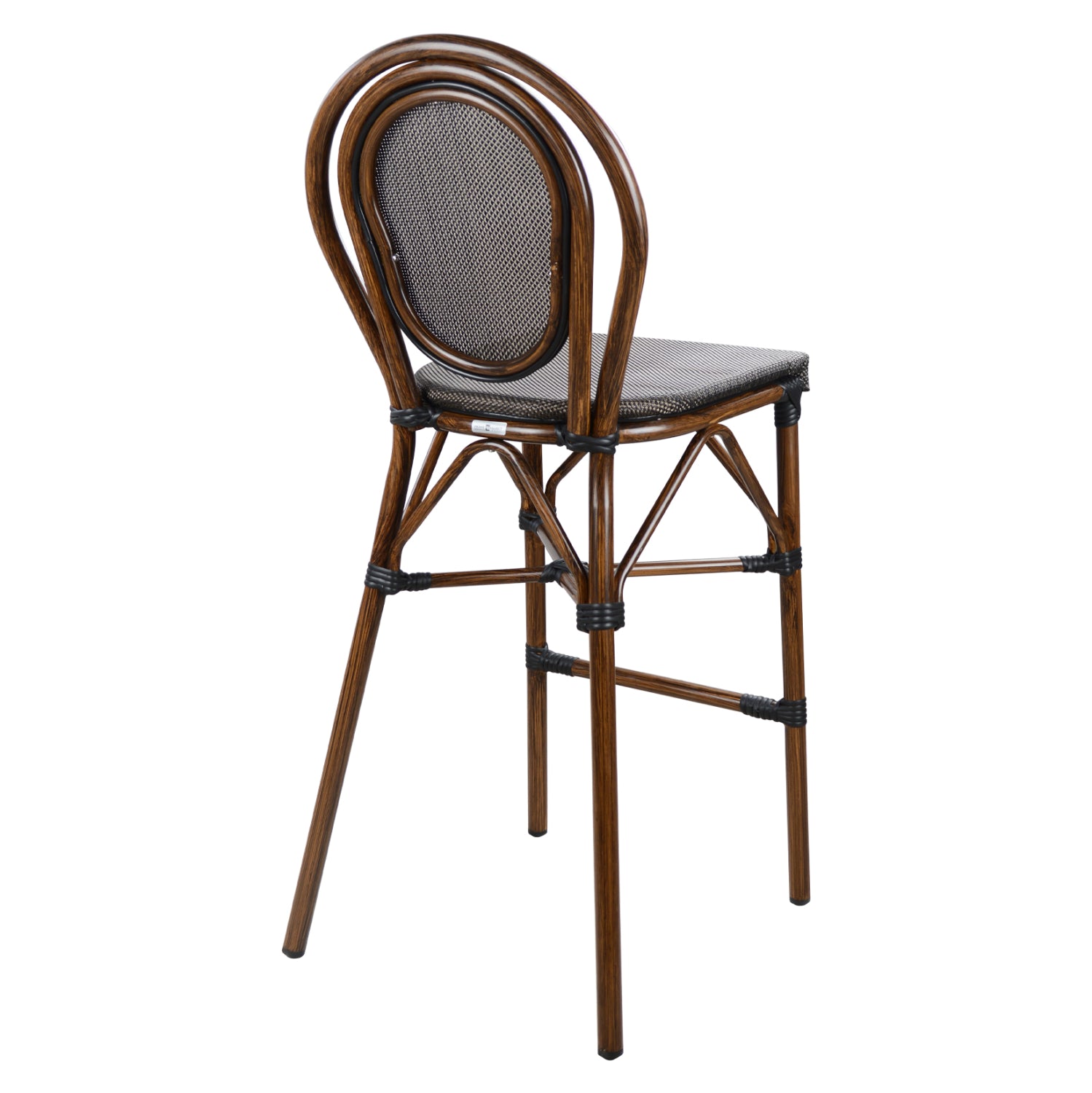 Бар стол Бамбо кафяв цвят 44x52x115