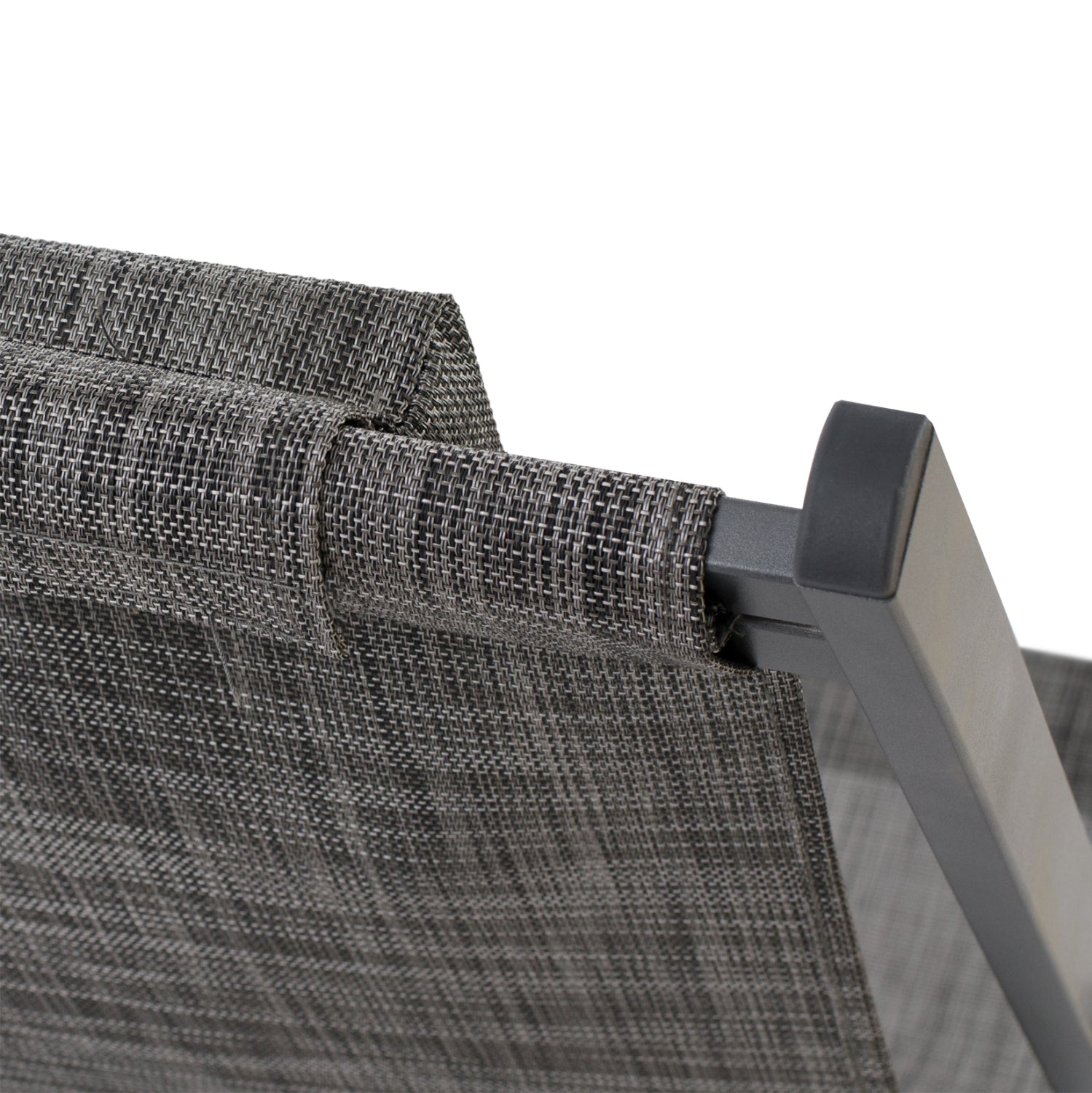 Плажен стол Кеа сив цвят 59,5x102,5x94