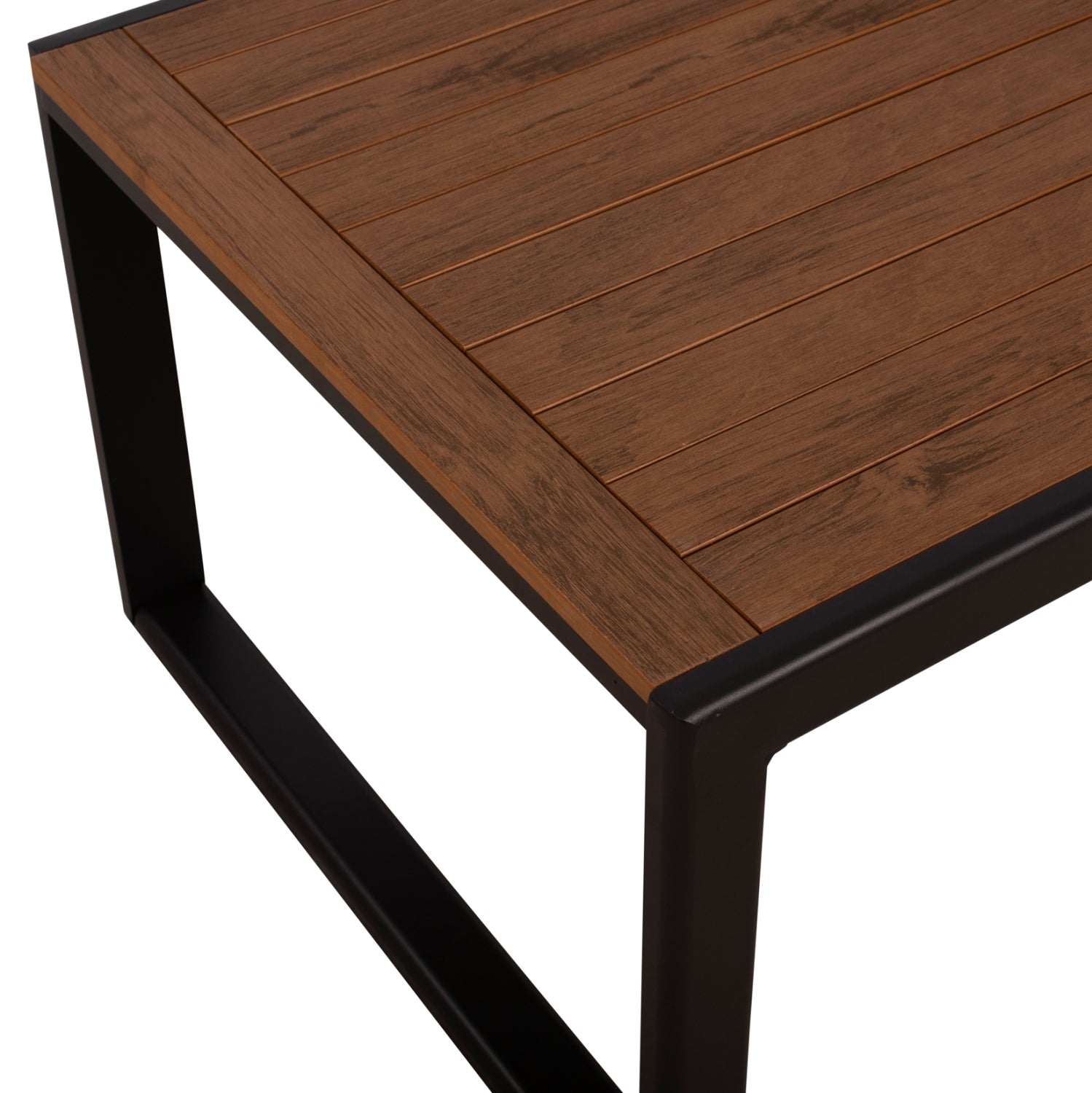 Градински сет Лайф цвят антрацит-сив диван с 2кресла и маса 110x55x40 см.